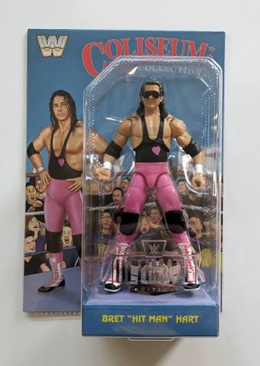 WWE Mattel Ultimate Edition Coliseum Collection Series 4 Bret “Hit Man” Hart Action Figure