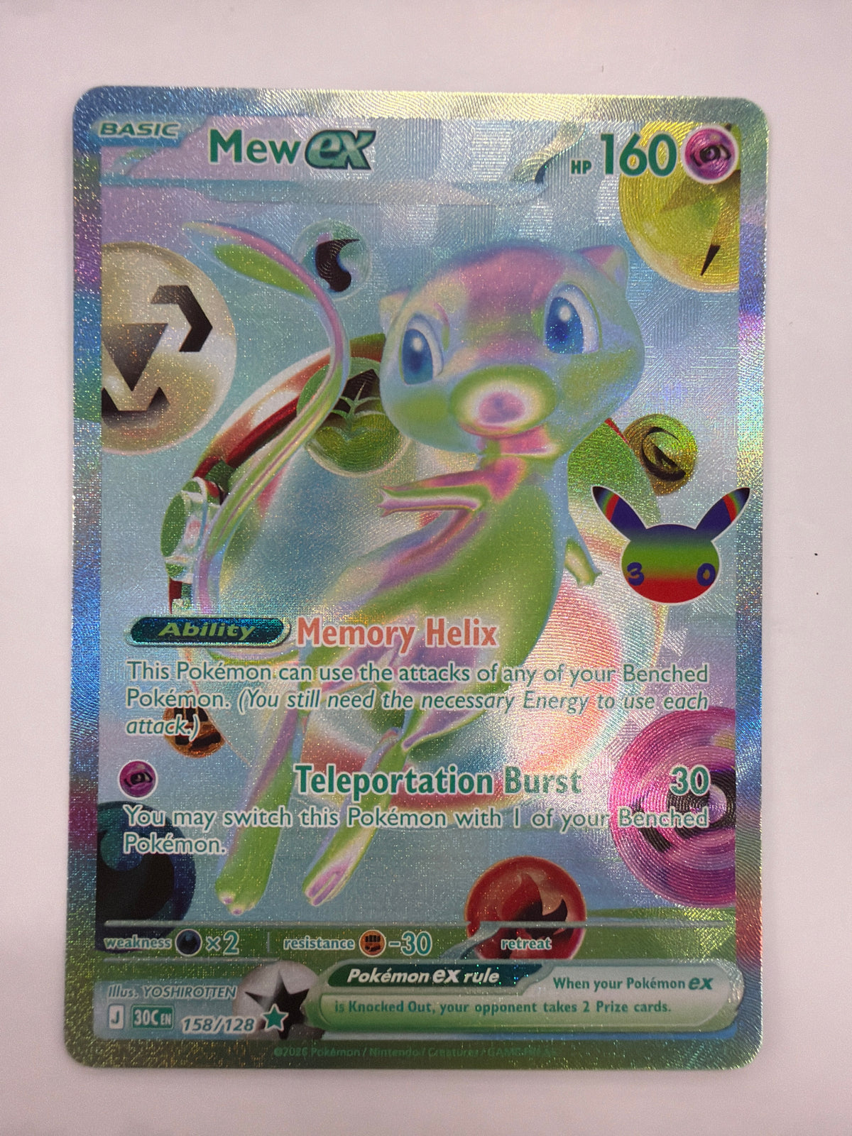 Pokémon TCG - 30th Celebration Mew 158/128 NM
