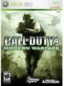 XBOX 360 Call Of Duty 4 Modern Warfare Video Game
