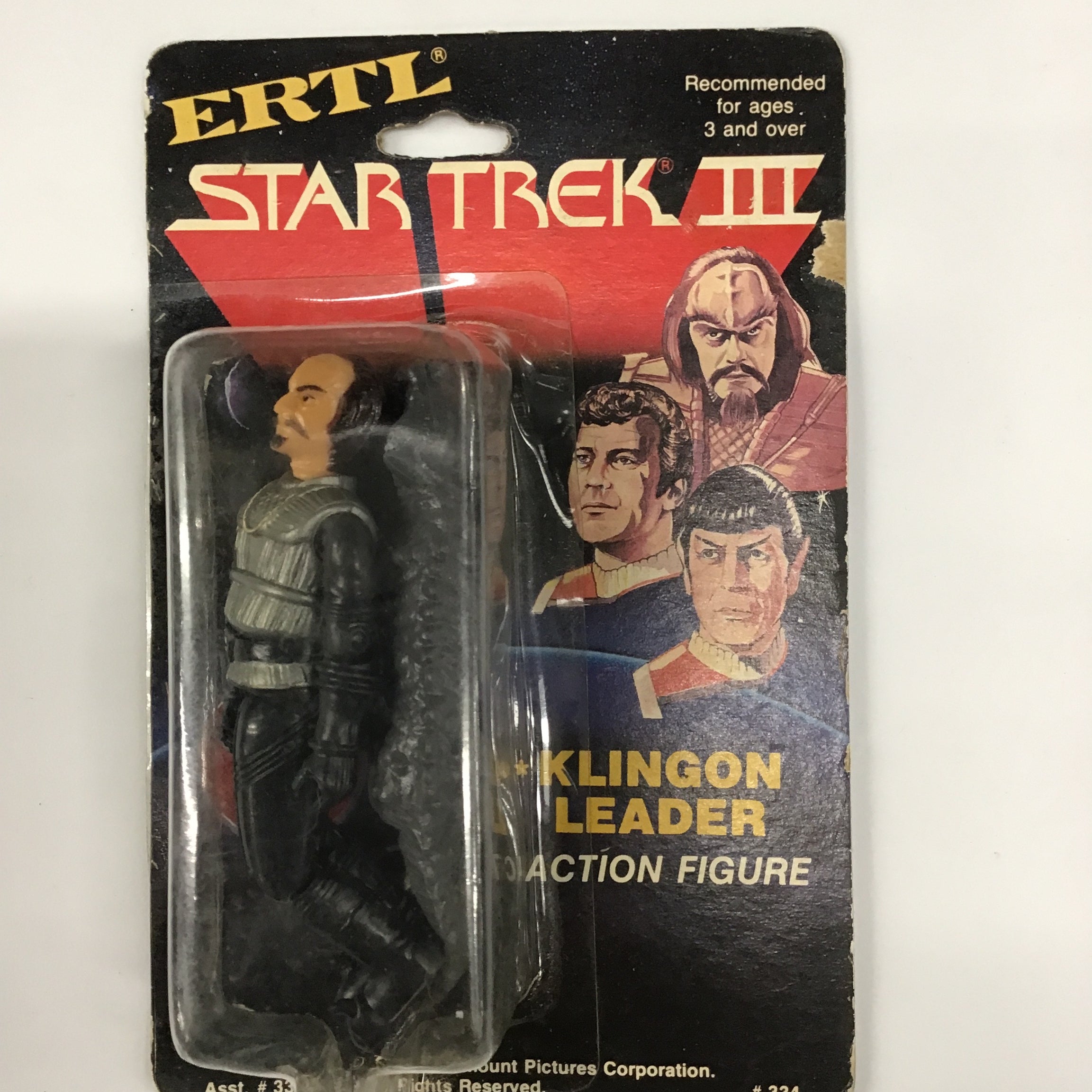 Ertl Star Trek III Klingon Leader Actin Figure