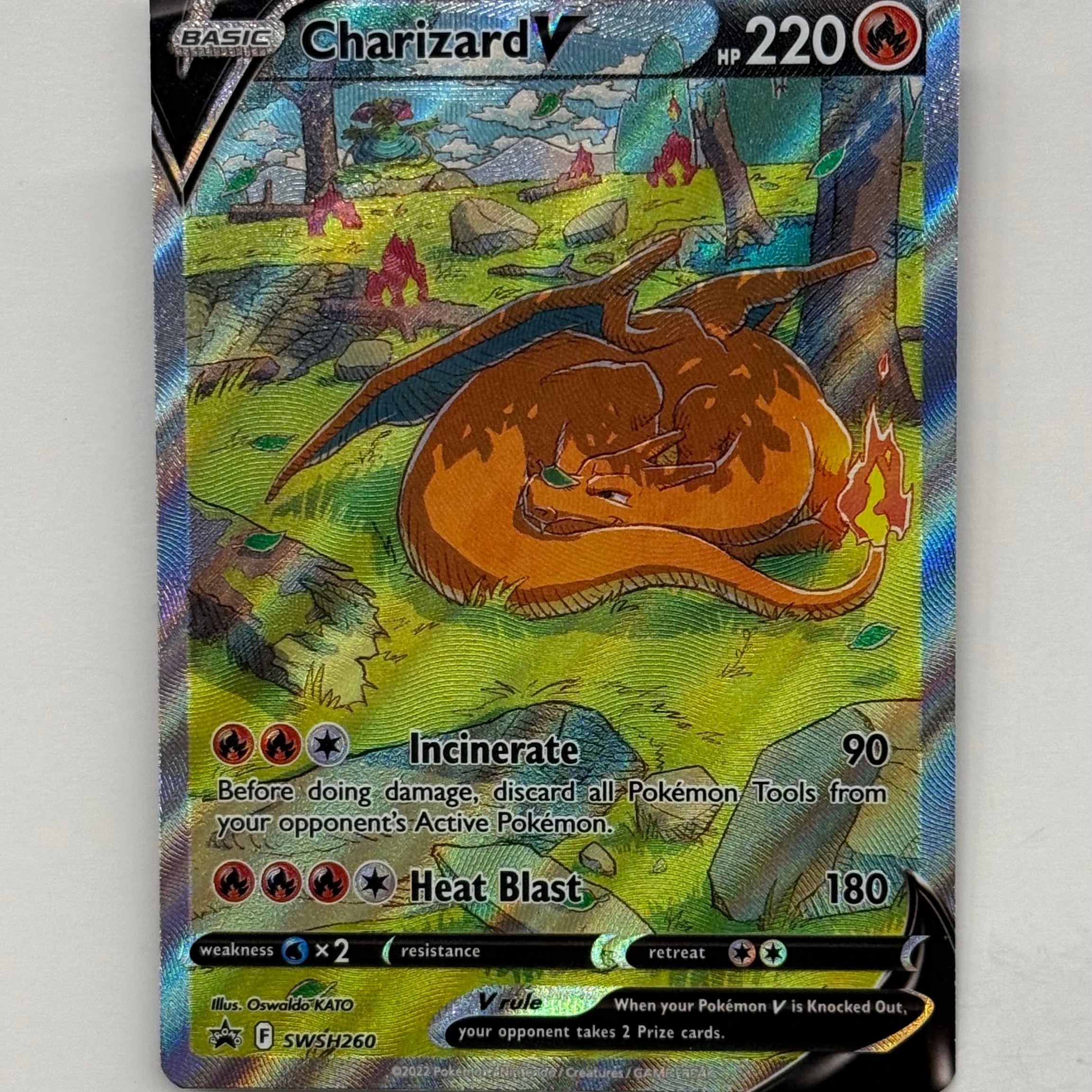 Pokémon TCG - Sword & Shield Promo Cards Charizard V SWSH260 NM