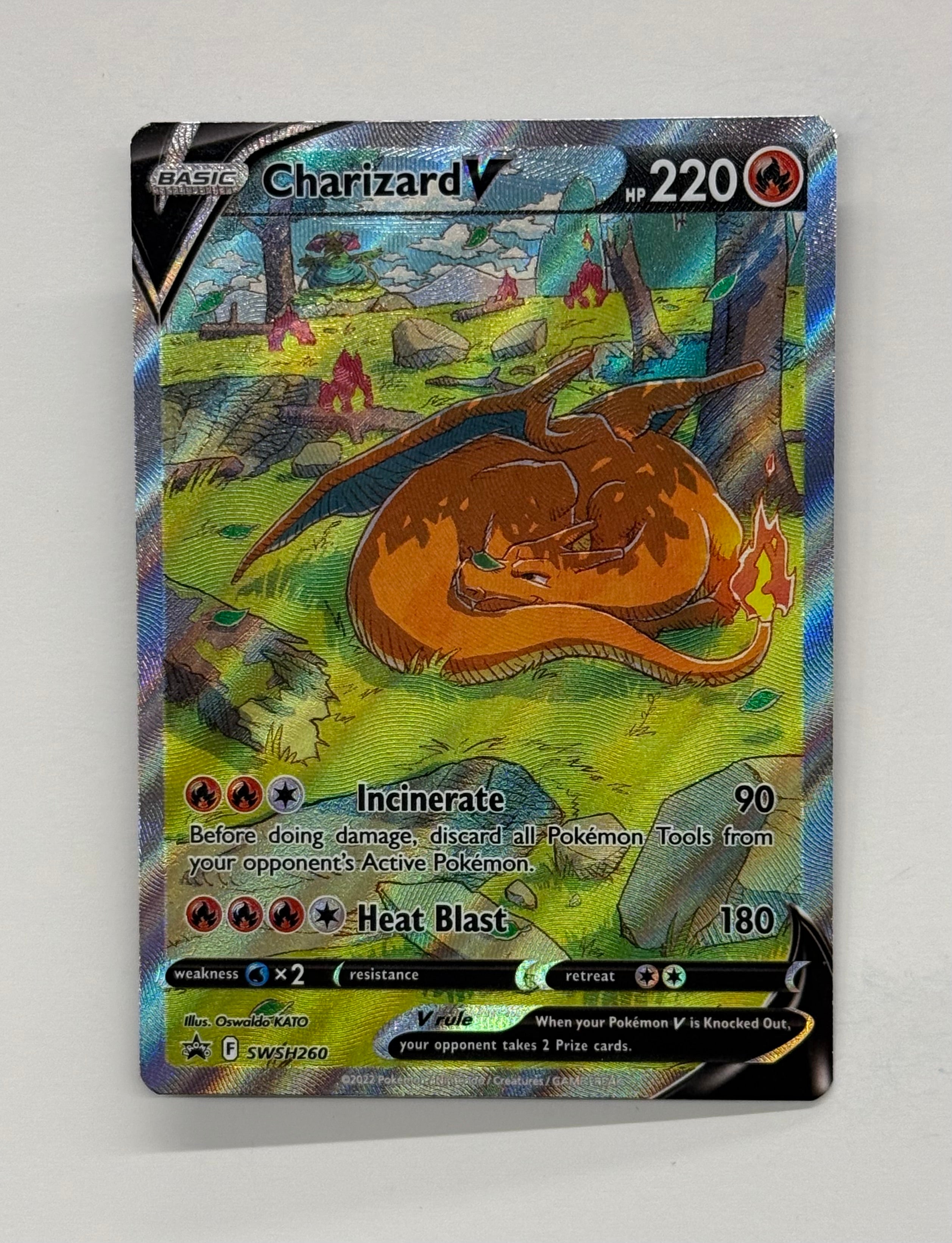 Pokémon TCG - Sword & Shield Promo Cards Charizard V SWSH260 NM