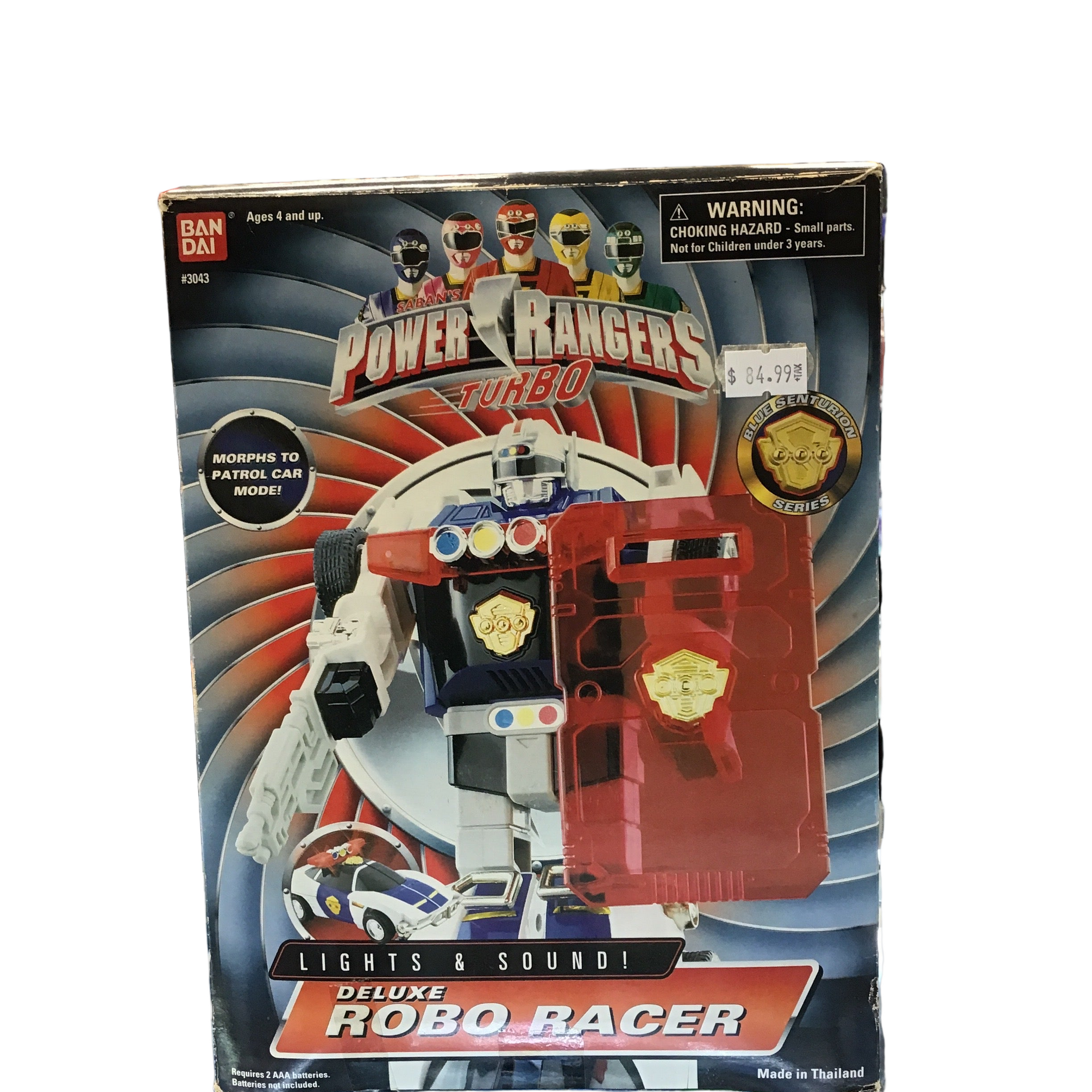 Bandai Saban’s Power Rangers Turbo Deluxe Robo Racer Action Figure