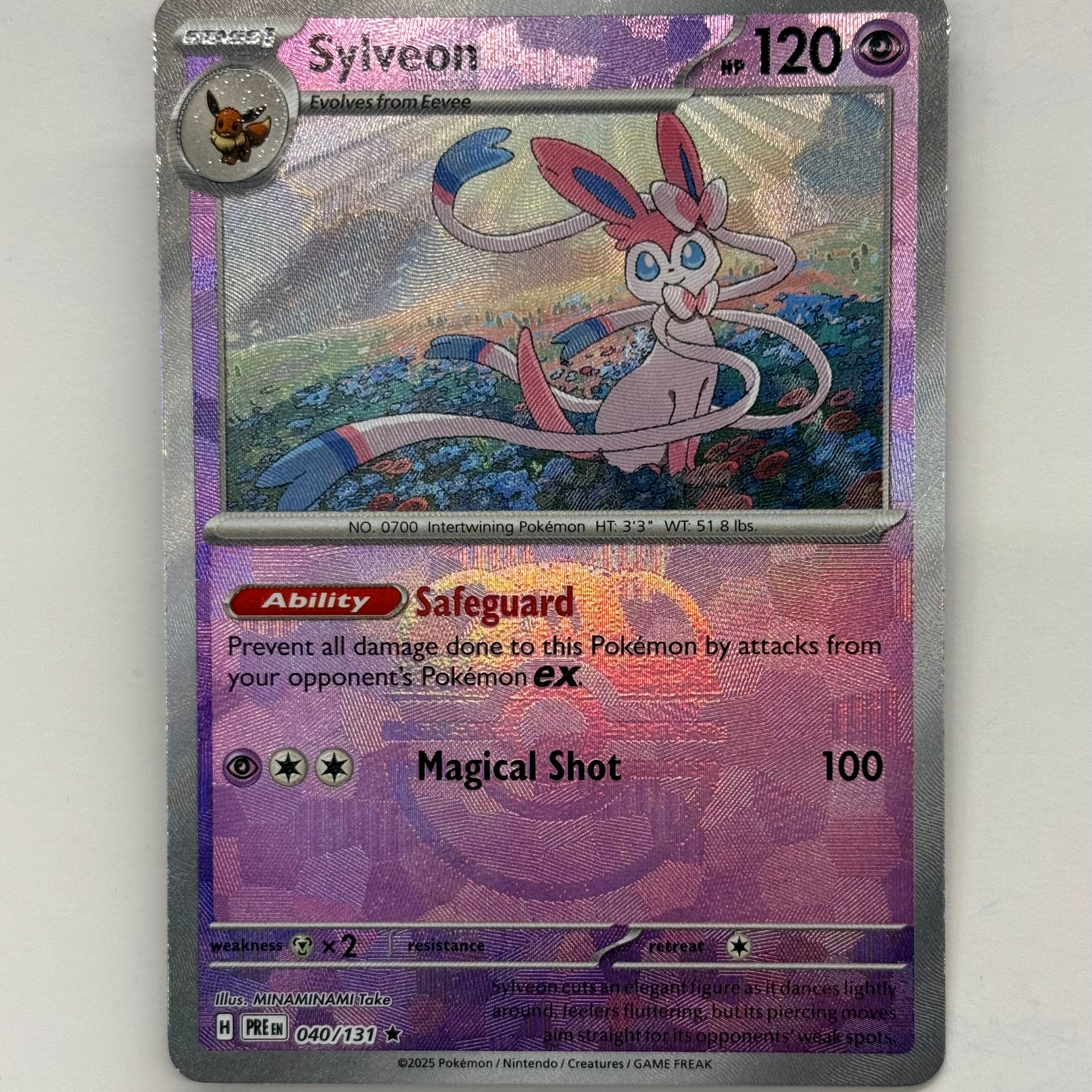 Pokémon TCG - Prismatic Evolutions Sylveon Masterball 040/131 NM