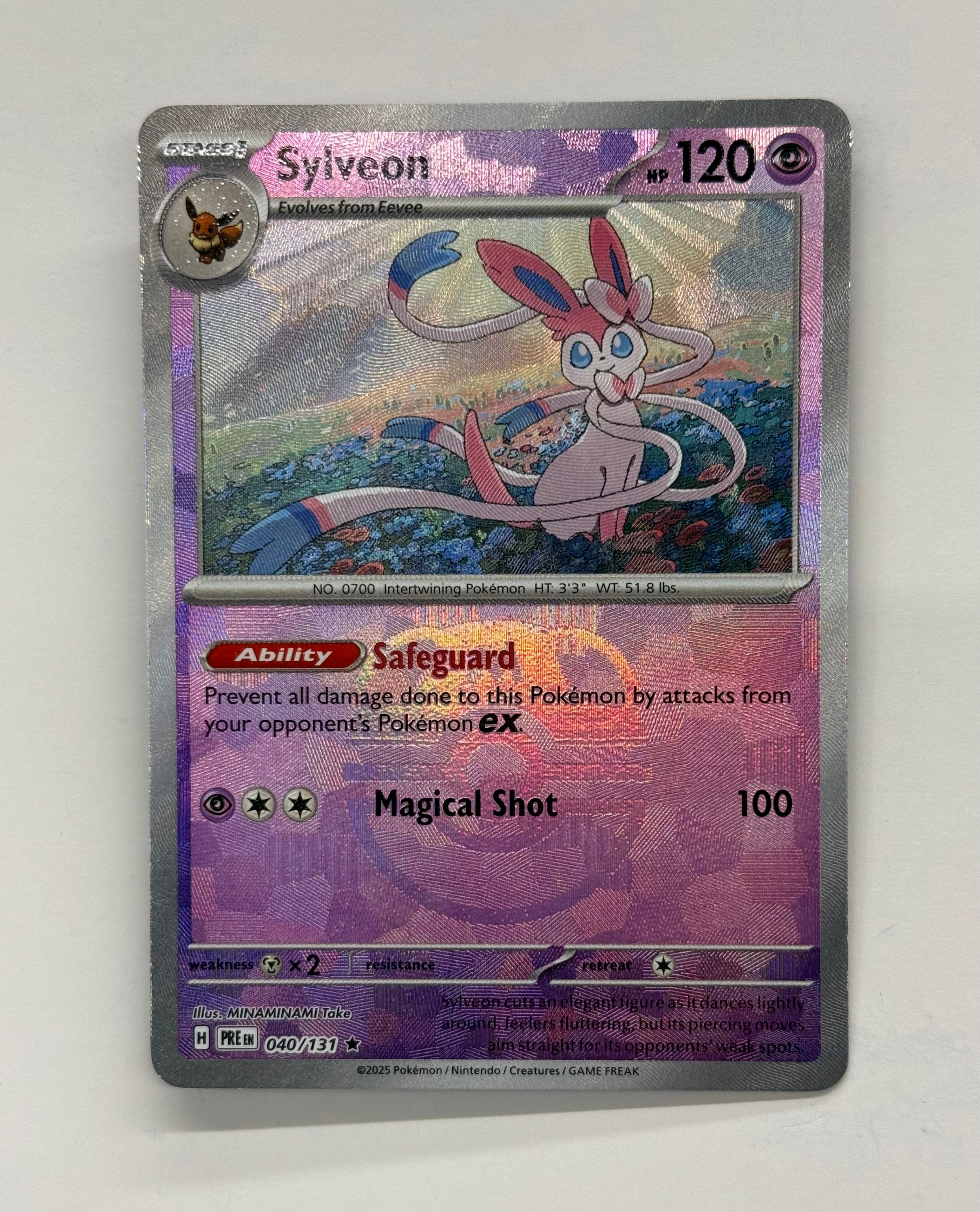 Pokémon TCG - Prismatic Evolutions Sylveon Masterball 040/131 NM