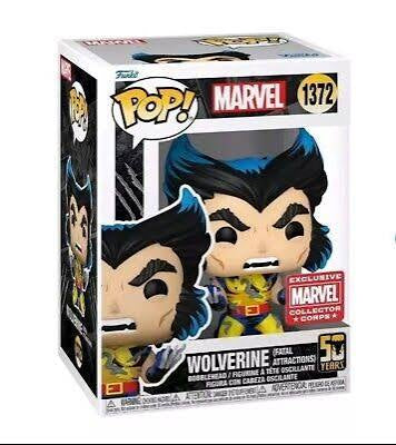 Funko Pop! Marvel Wolverine (Fatal Attractions) 50 Years Marvel Exclusive Collector Corps #1372