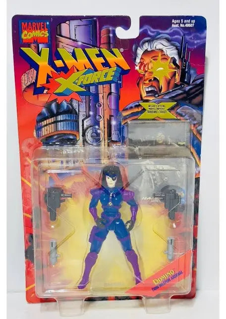 Toy Biz Marvel Comics X-Men X-Force Domino Twin Weapon Arsenal Action Figure
