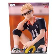 FuRyu Noodle Stopper Figure Haiyku!! Karasuno High School Kei Tsukishima Statue