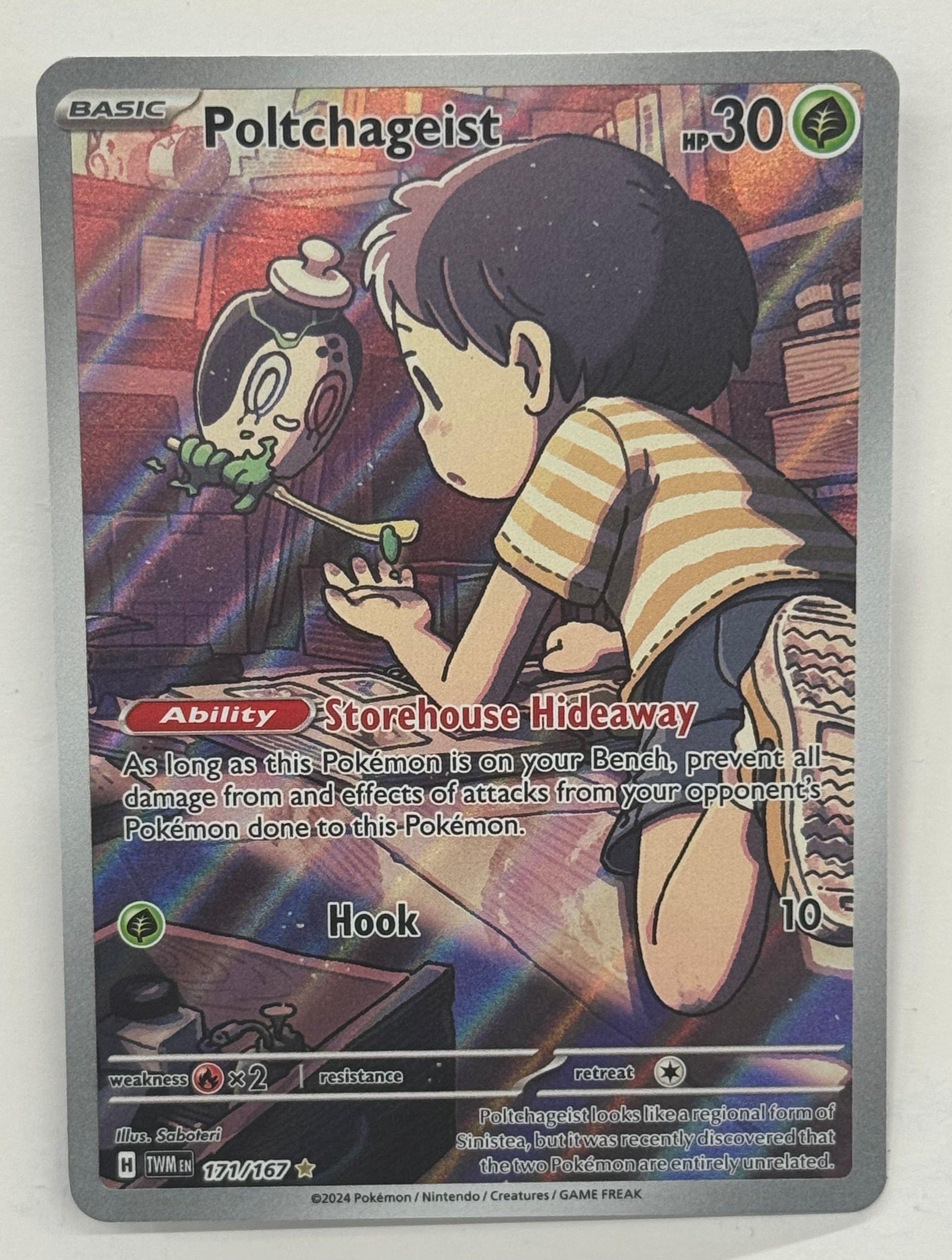 Pokémon TCG - Twilight Masquerade Poltchageist 171/167 NM