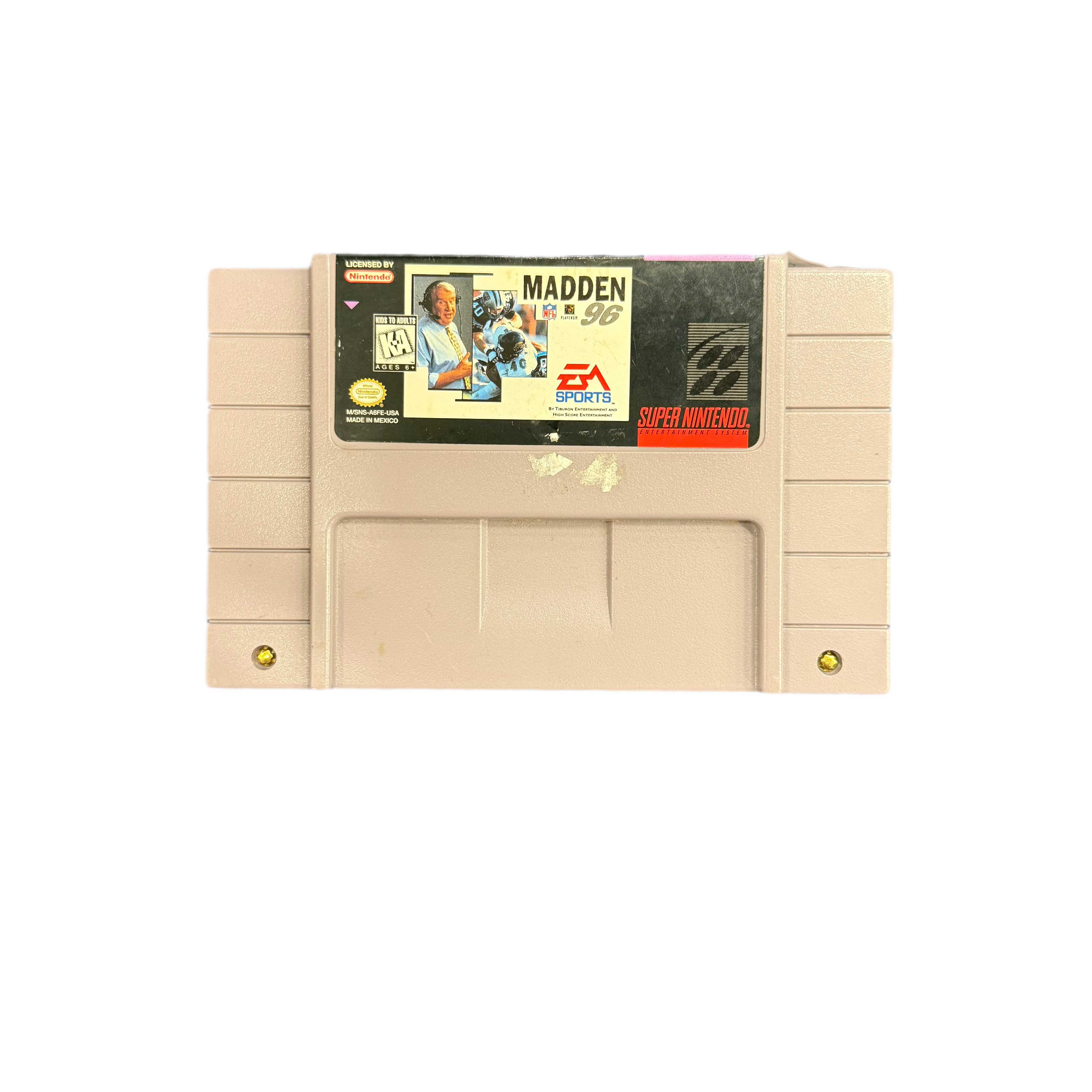 Super Nintendo Madden 96 Video Game