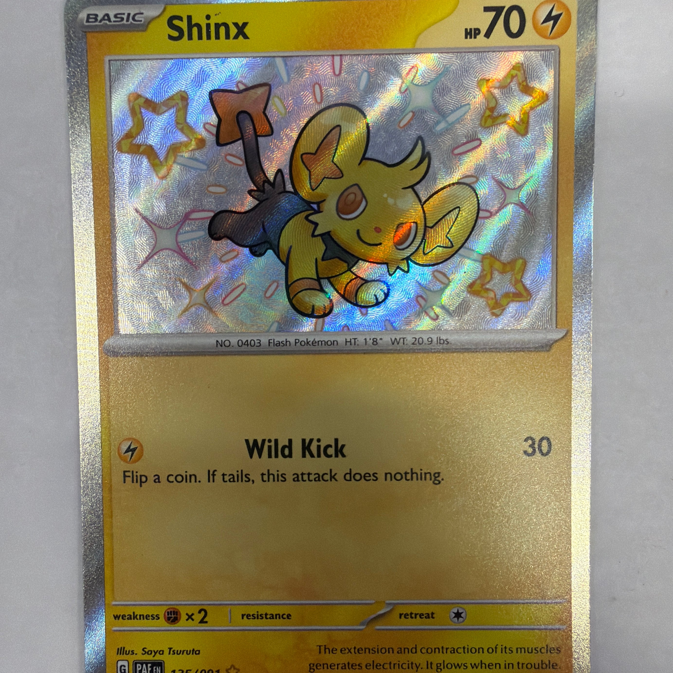 Pokémon TCG - Paldean Fates Shinx 135/091 NM