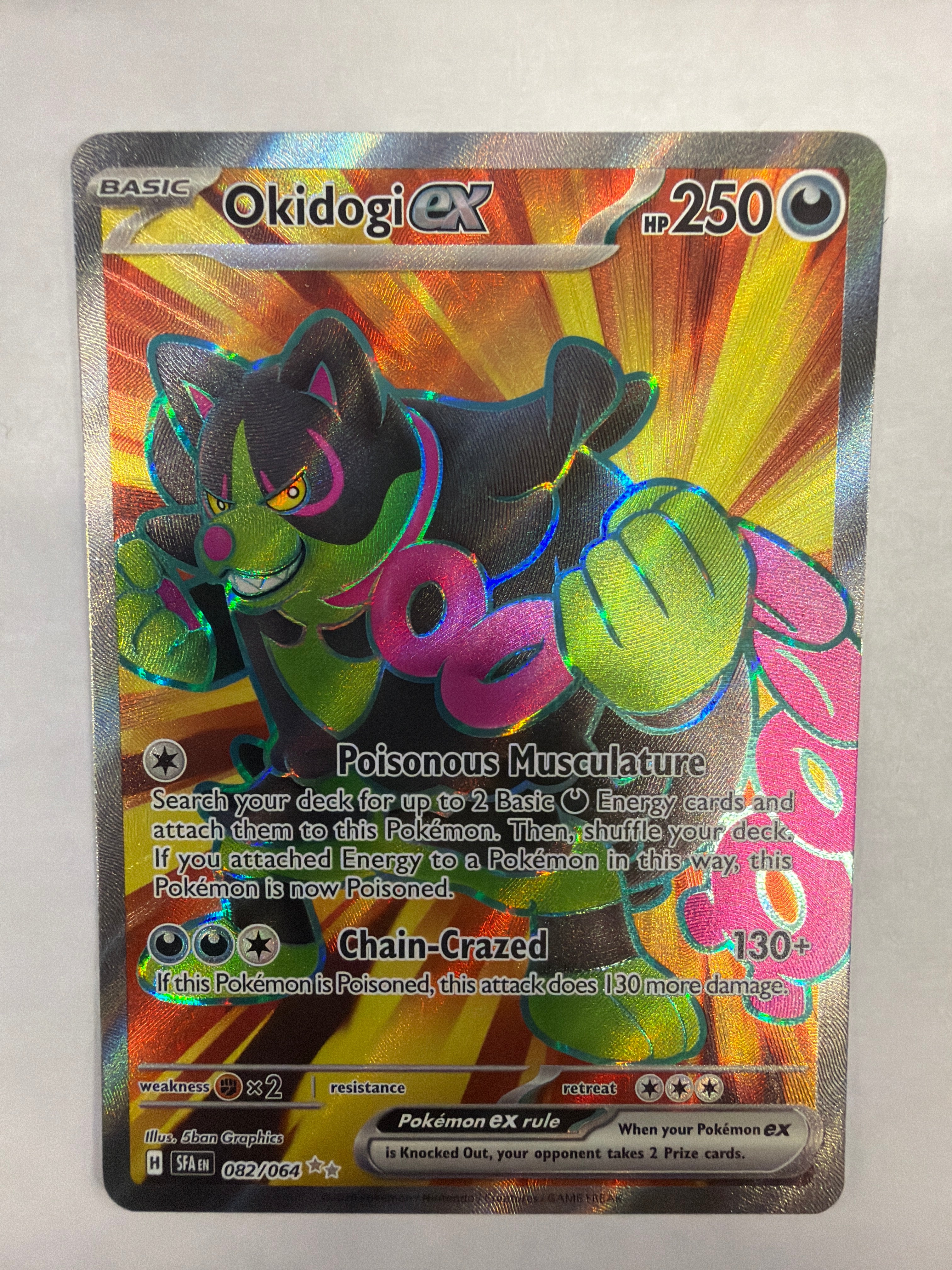 Pokémon TCG - Shrouded Fable Okidogi ex 082/064 NM