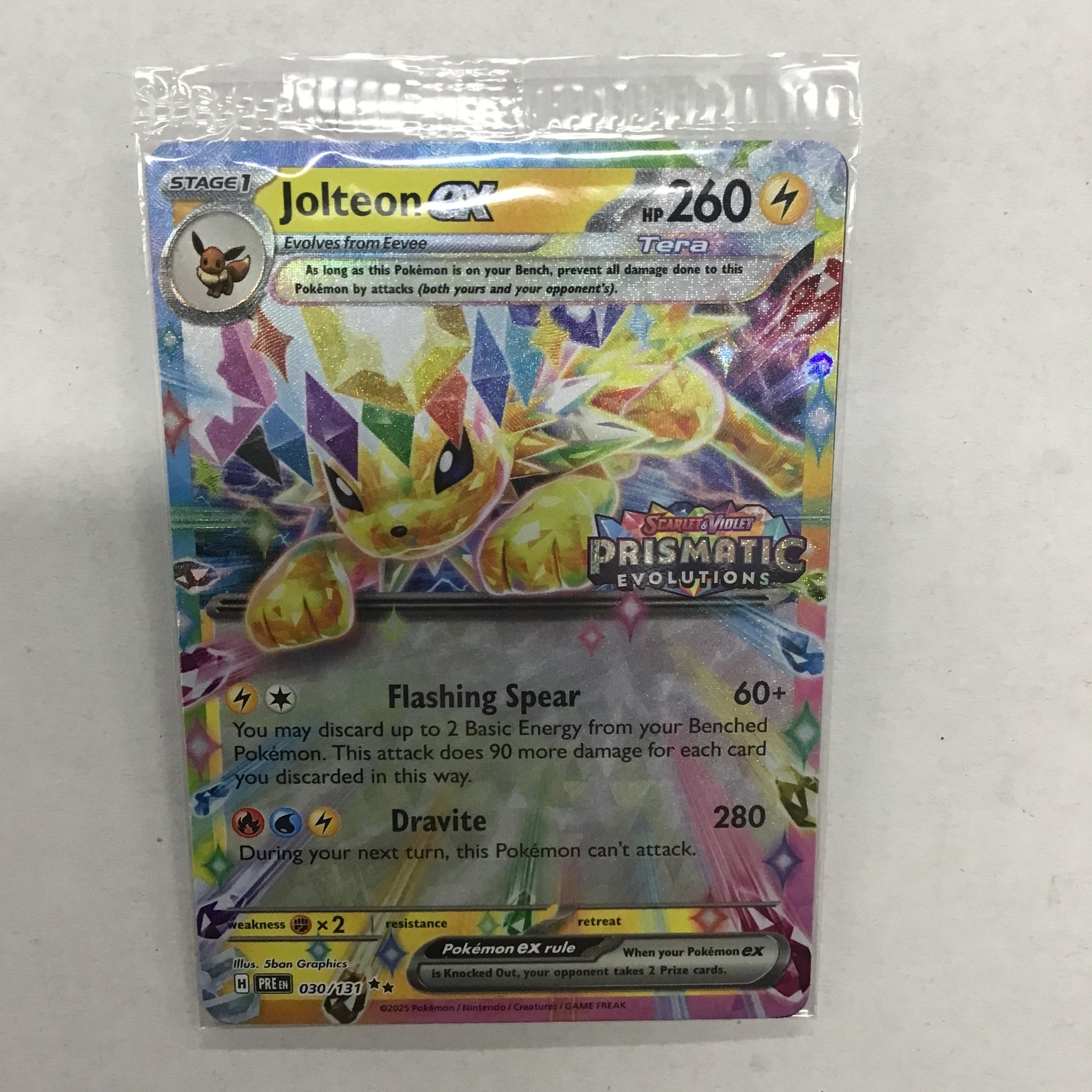Pokémon TCG - Prismatic Evolutions Promo Jolteon EX 30/131