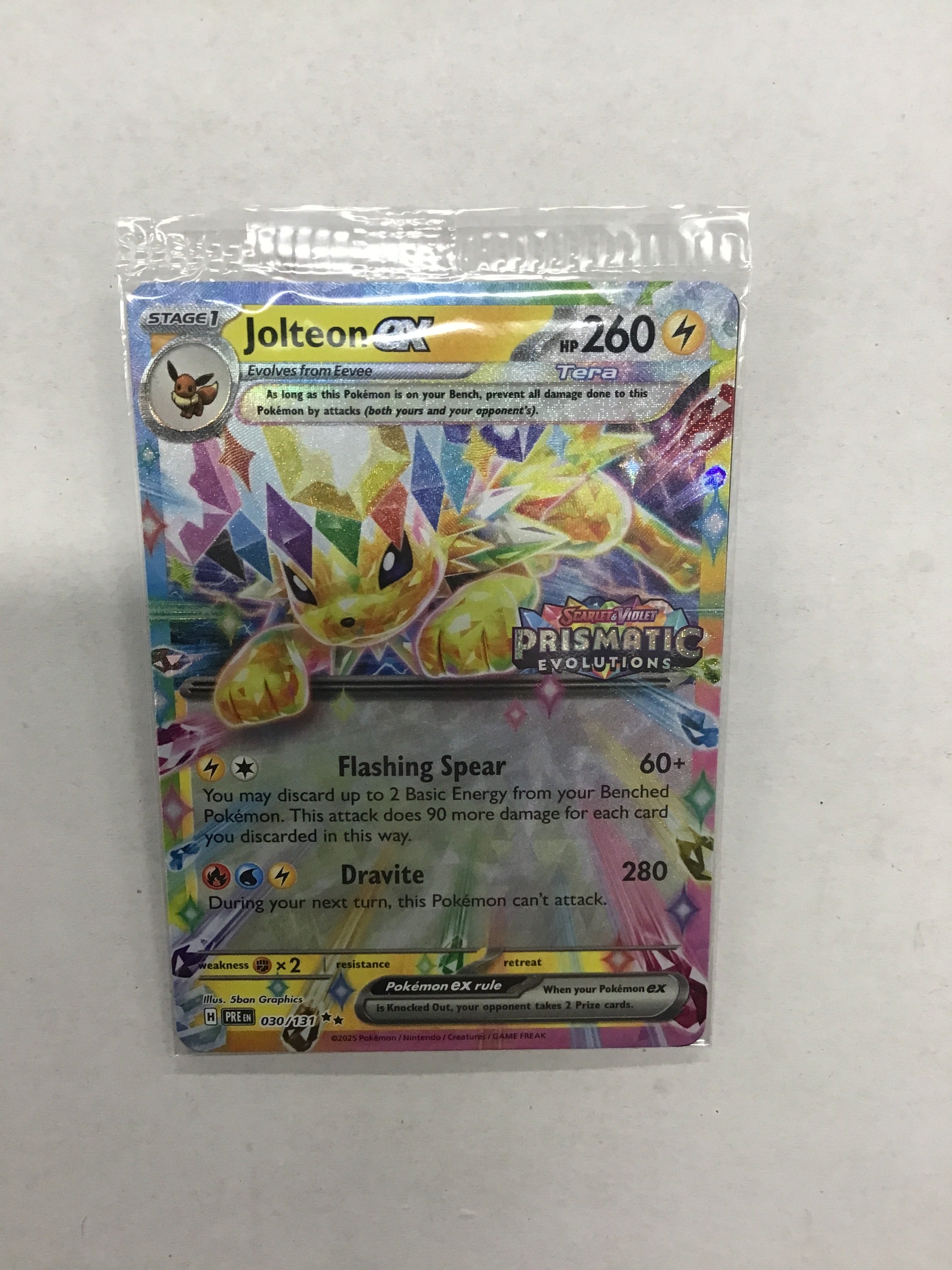 Pokémon TCG - Prismatic Evolutions Promo Jolteon EX 30/131