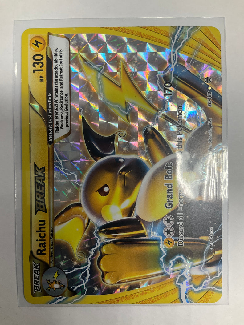 Pokmon TCG Raichu Break 50/162 XY Breakthrough Lp True Believers Gaming and Collectibles Pokmon TCG Raichu Break 50/162 XY Breakthrough Lp True Believers Gaming and Collectibles