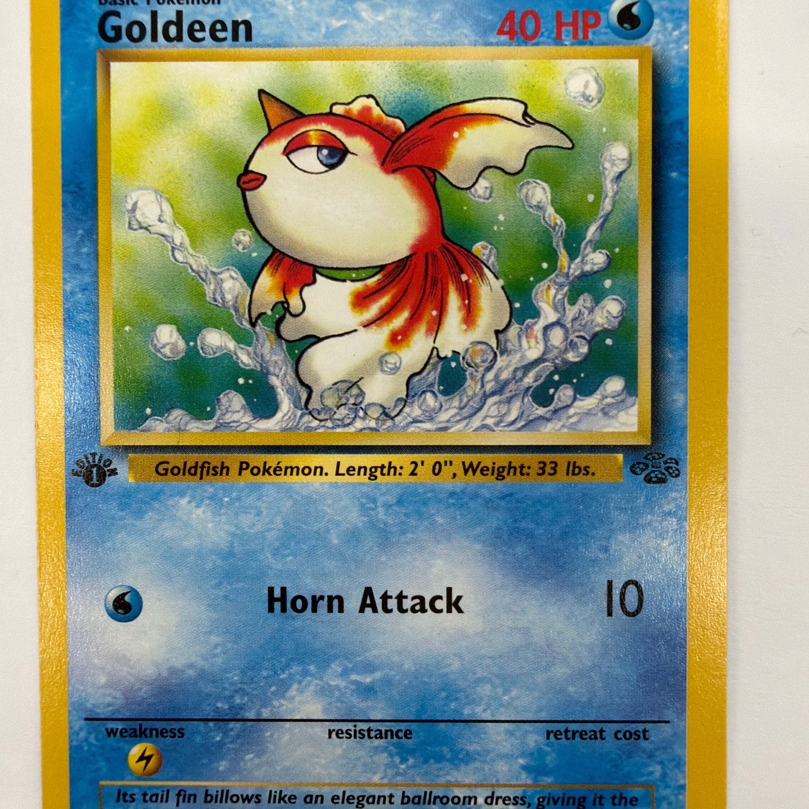 Pokémon TCG - Jungles 1st Edition Goldeen 53/64 Non-Holo NM