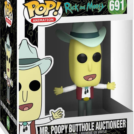 Funko Pop! Animation Rick And Morty Mr. Poopy Butthole Auctioneer #691