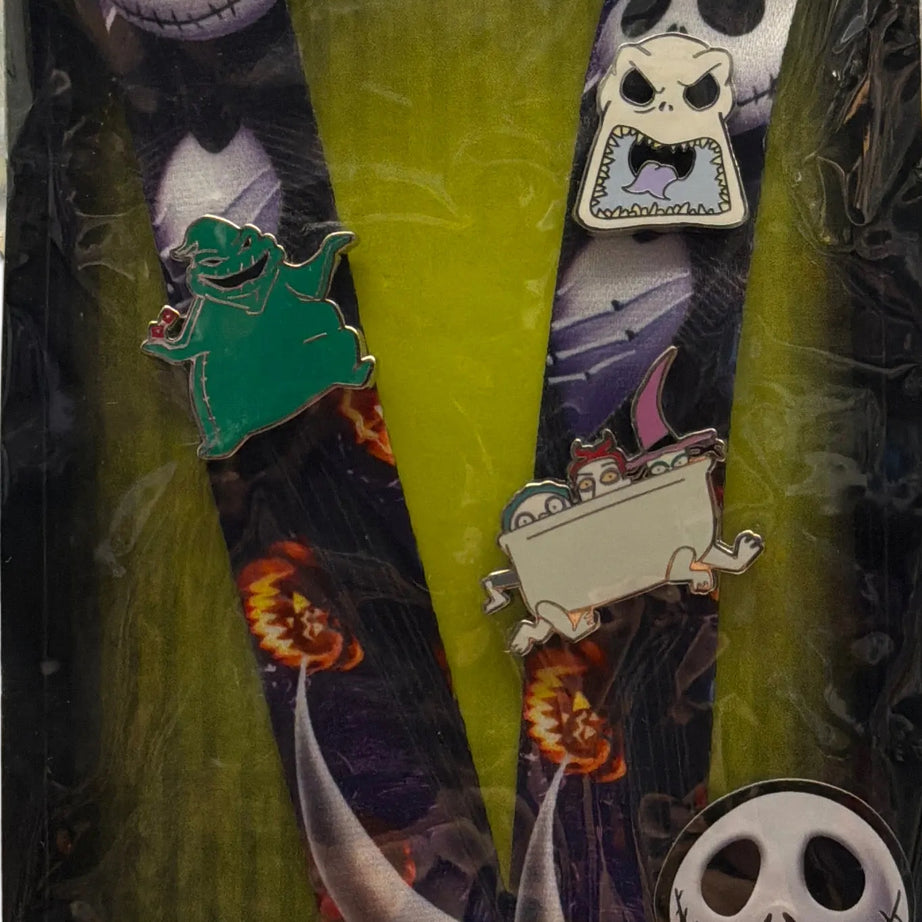 Monogram The Nightmare Before Christmas Lanyard With Pin Set SDCC