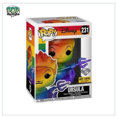 Funko Pop! Disney Ursula Diamond Collection Hot Topic Exclusive #231