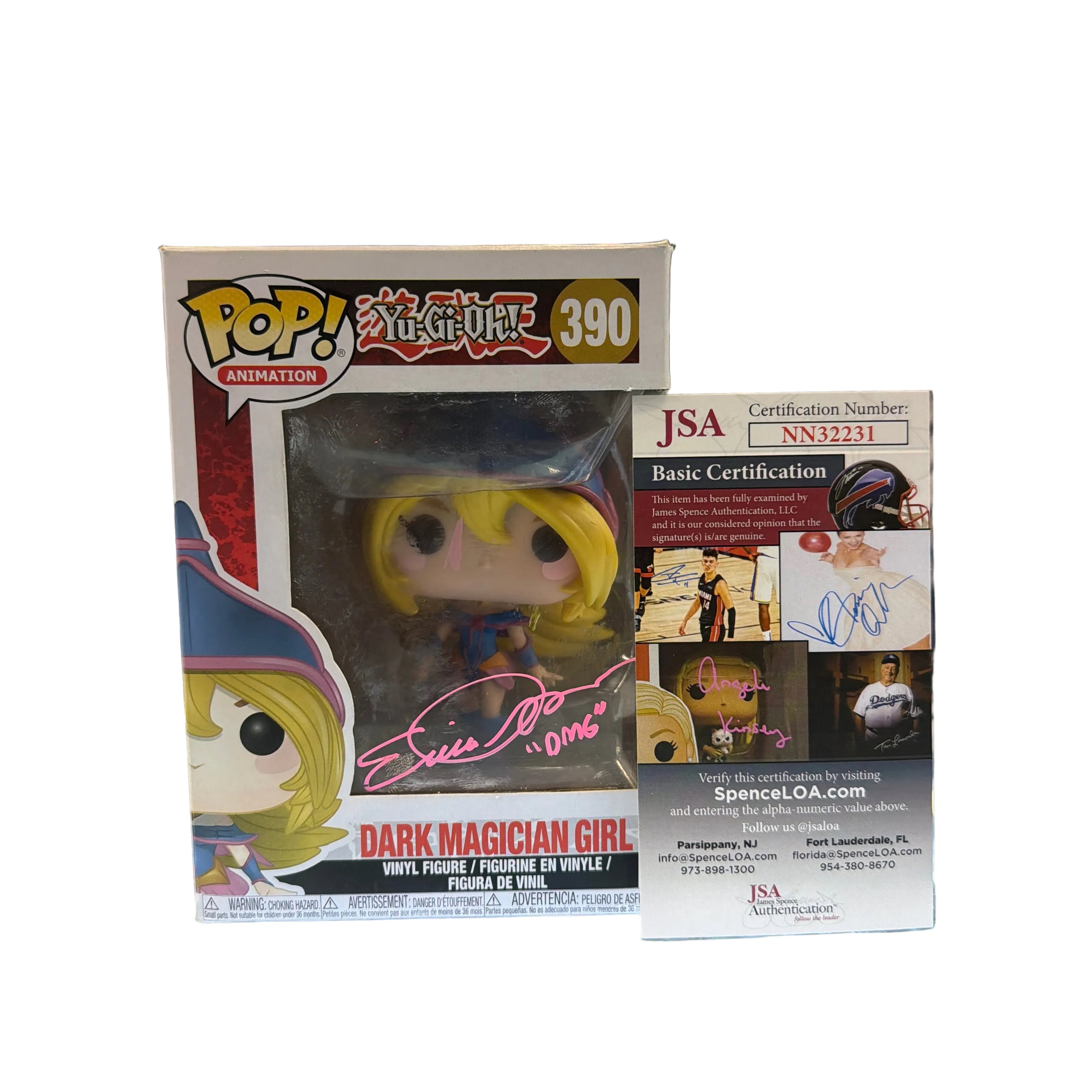 (SIGNED) Funko Pop! Animation Yu-Gi-Oh! Dark Magician Girl #390