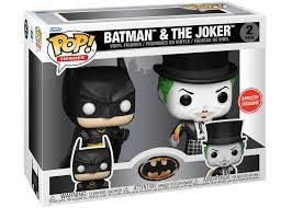 Funko Pop Heroes Batman and the Joker 2 Pack GameStop Exclusive