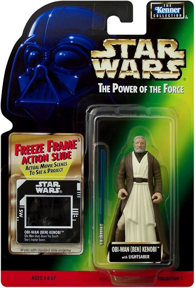 Kenner Star Wars The Power Of The Force Obi-Wan (Ben) Kenobi with Lightsaber 3” Figure
