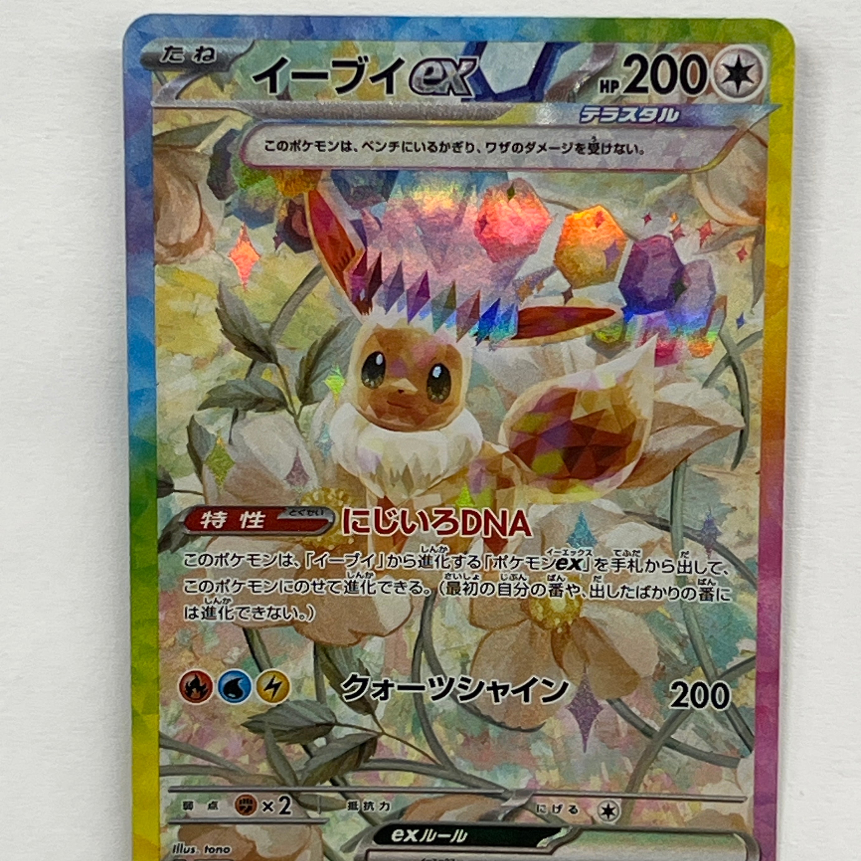 Pokémon TCG - Terastal Fest sv8a Eevee ex 223/187 NM