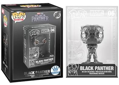CHASE Funko Pop! Die-Cast Marvel Studios Panther Funko Exclusive #06