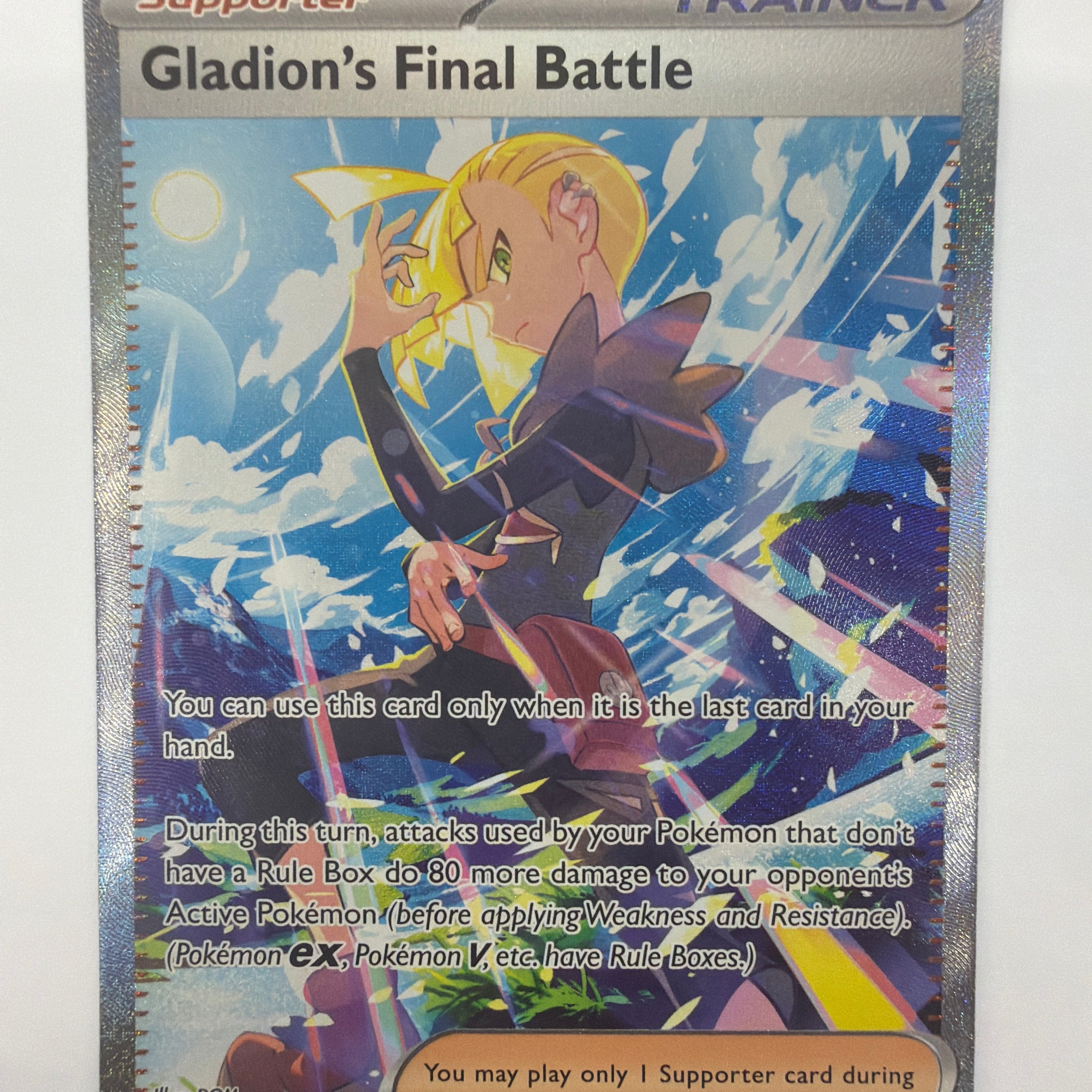 Pokémon TCG - Pitch Black Gladion's Final Battle 118/084 NM