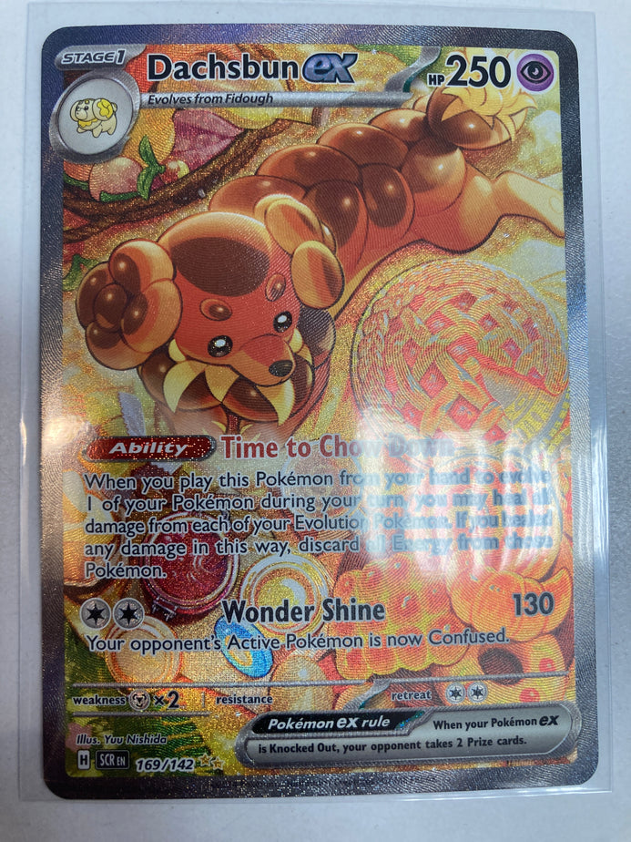 TCG Pokémon Dachsbun EX Stellar Crown 169/142 NM – True Believers Gaming  and Collectibles