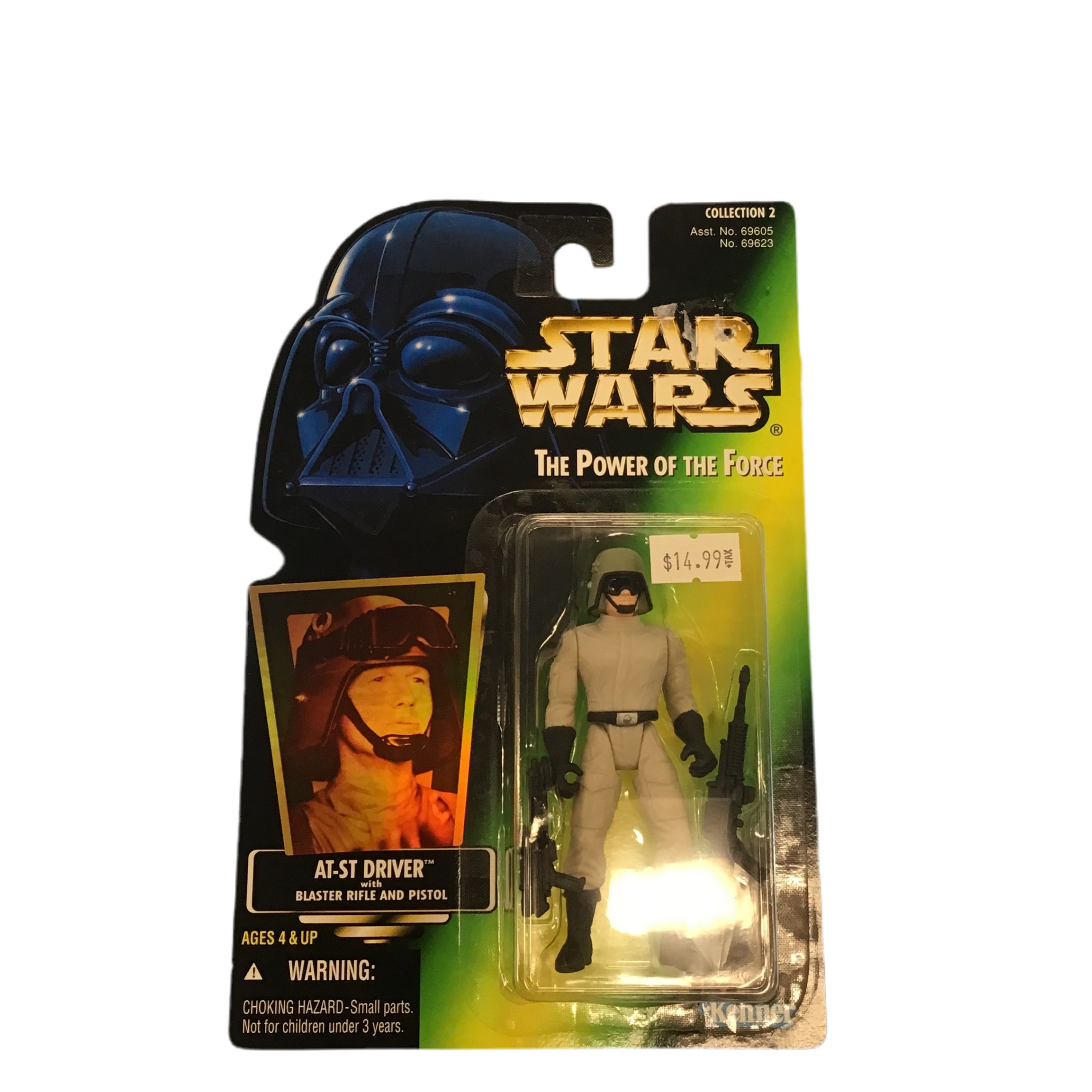Kenner Star Wars The Power Of The Force AT-ST Driver