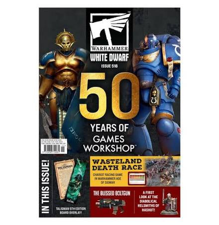 Games Workshop Warhammer White Dwarf Issue 518 50 Years of Games Workshop Magazine