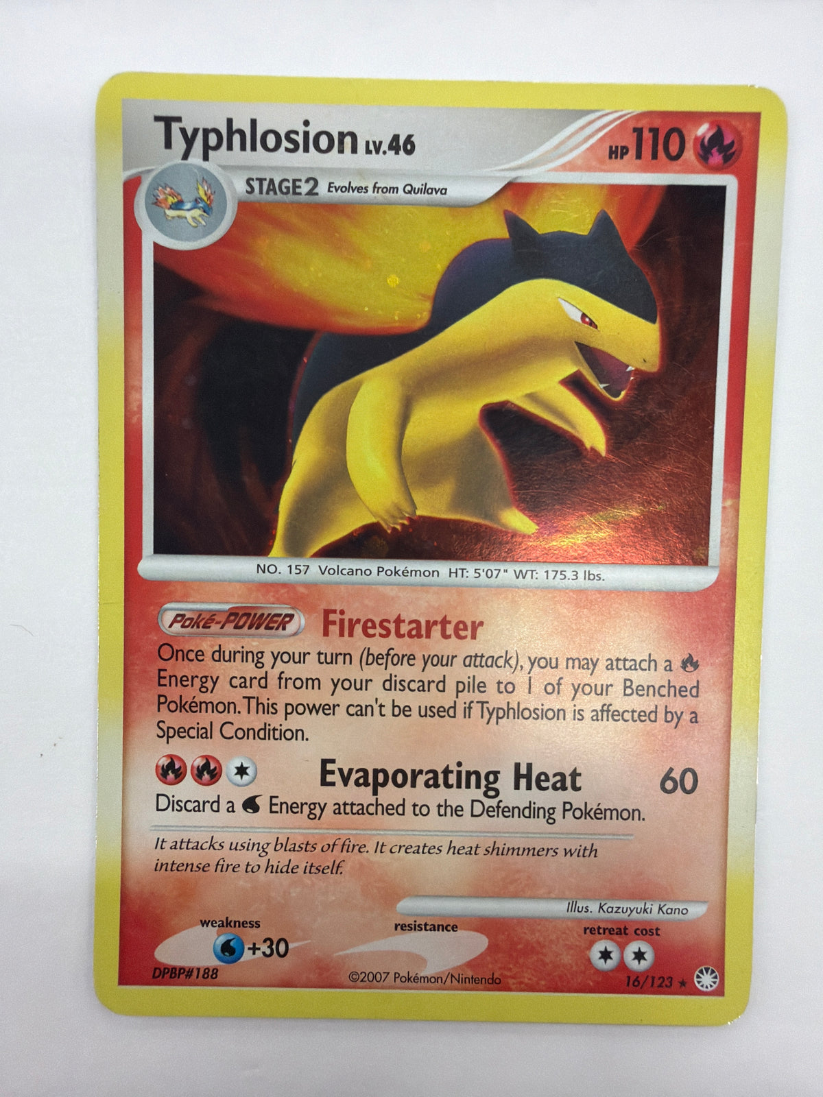 Pokémon TCG - Mysterious Treasures Typhlosion 16/123 (Holo) MP