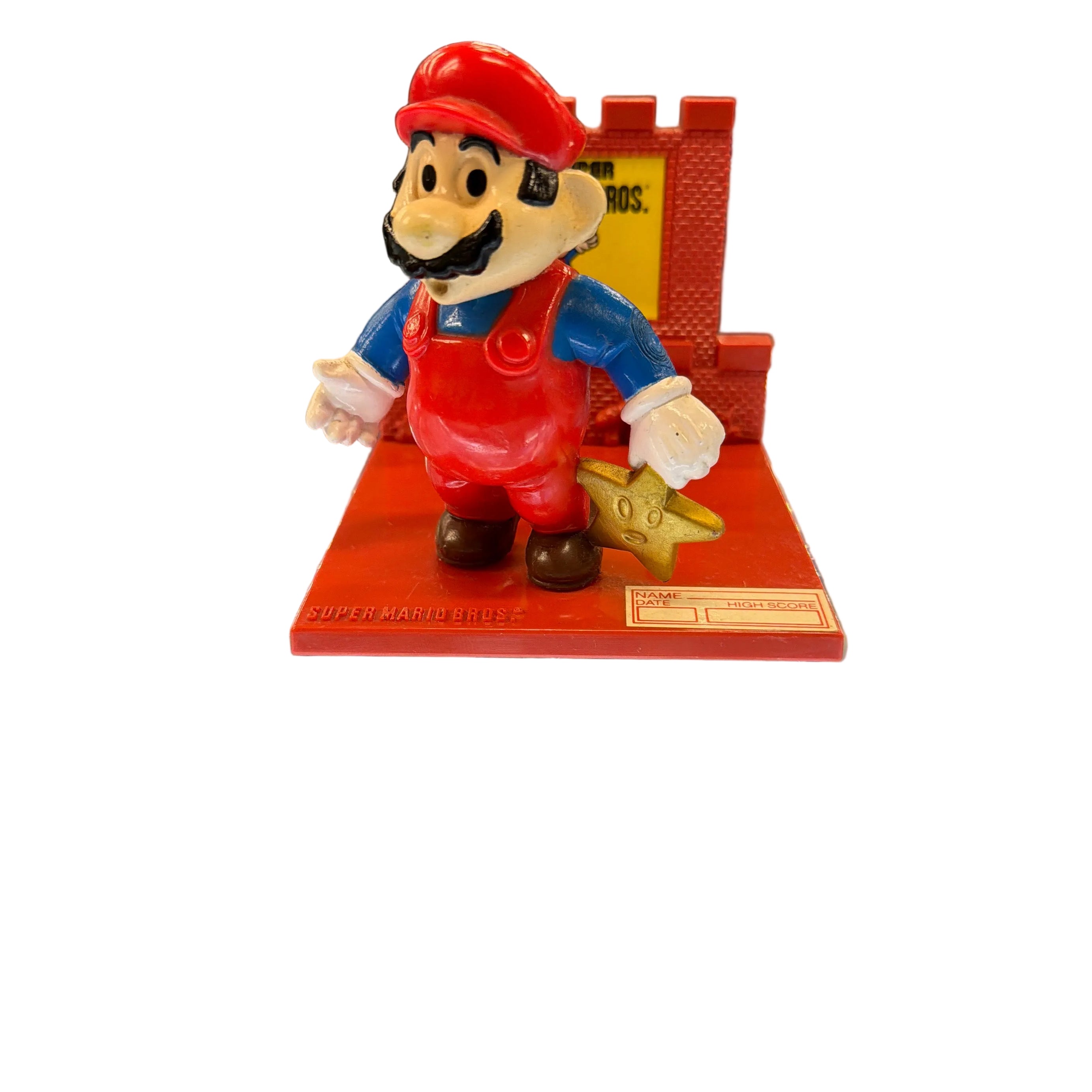 1988 Nintendo Super Mario Bros. "A Blooper Chases Mario" Trophy Figure