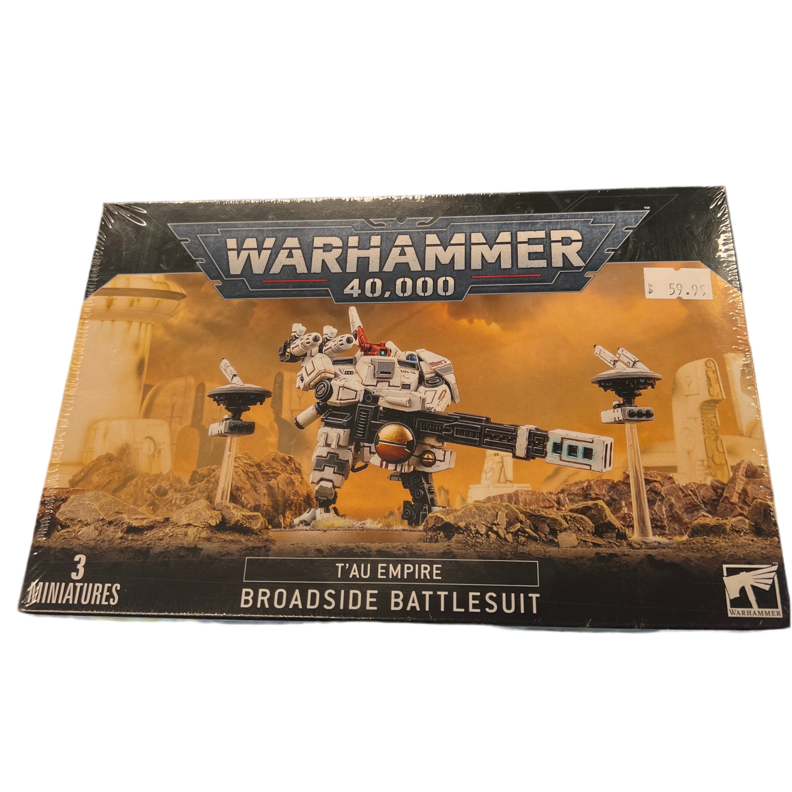 Unpainted Games Workshop Citadel Warhammer T’au Empire Broadside Battlesuit Miniature