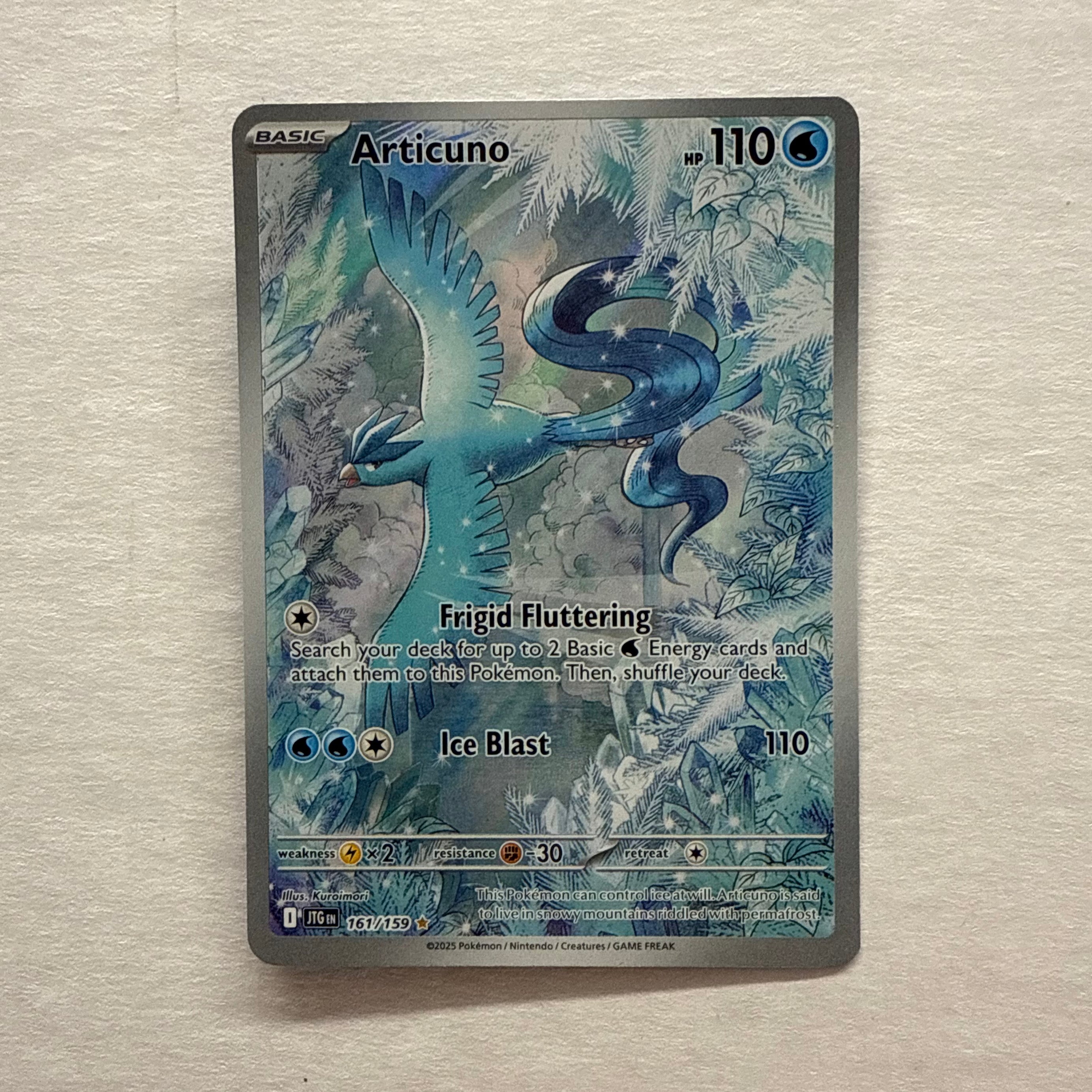 Pokémon TCG - Journey Together Articuno 161/159 NM