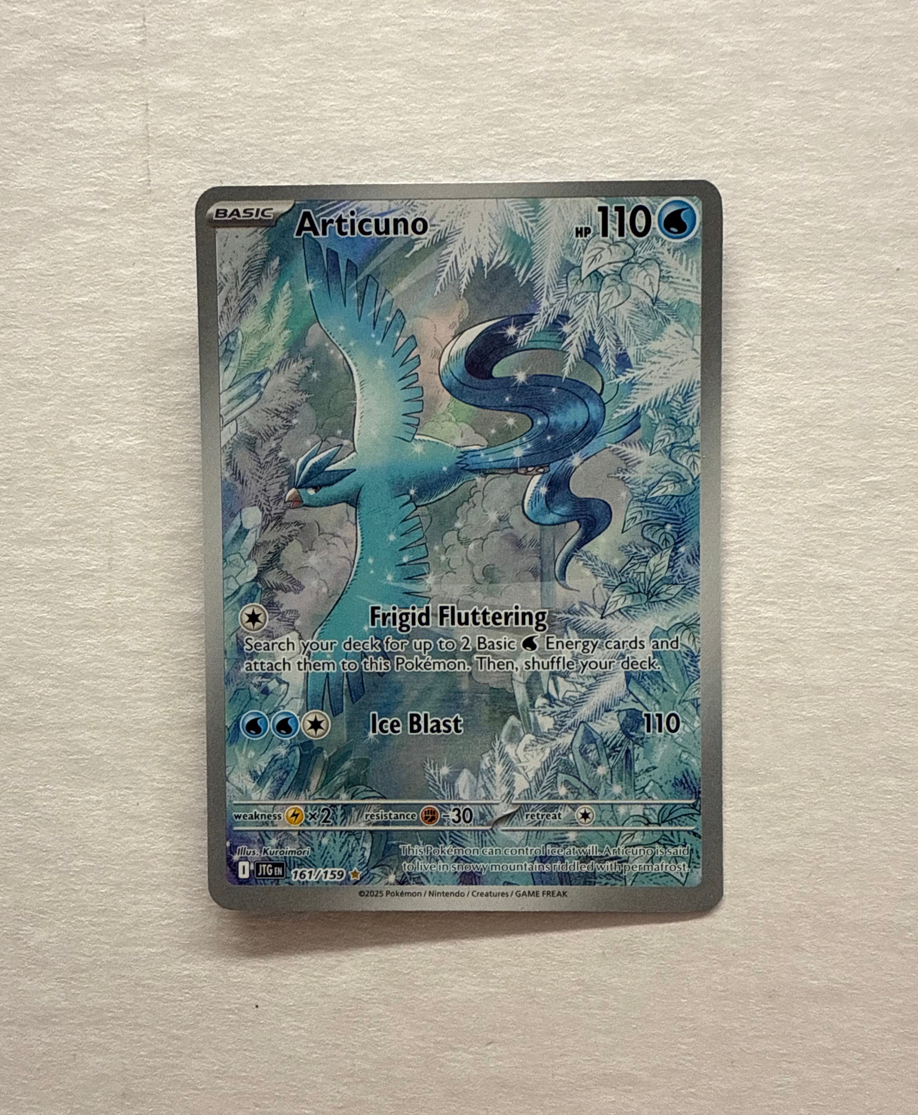 Pokémon TCG - Journey Together Articuno 161/159 NM