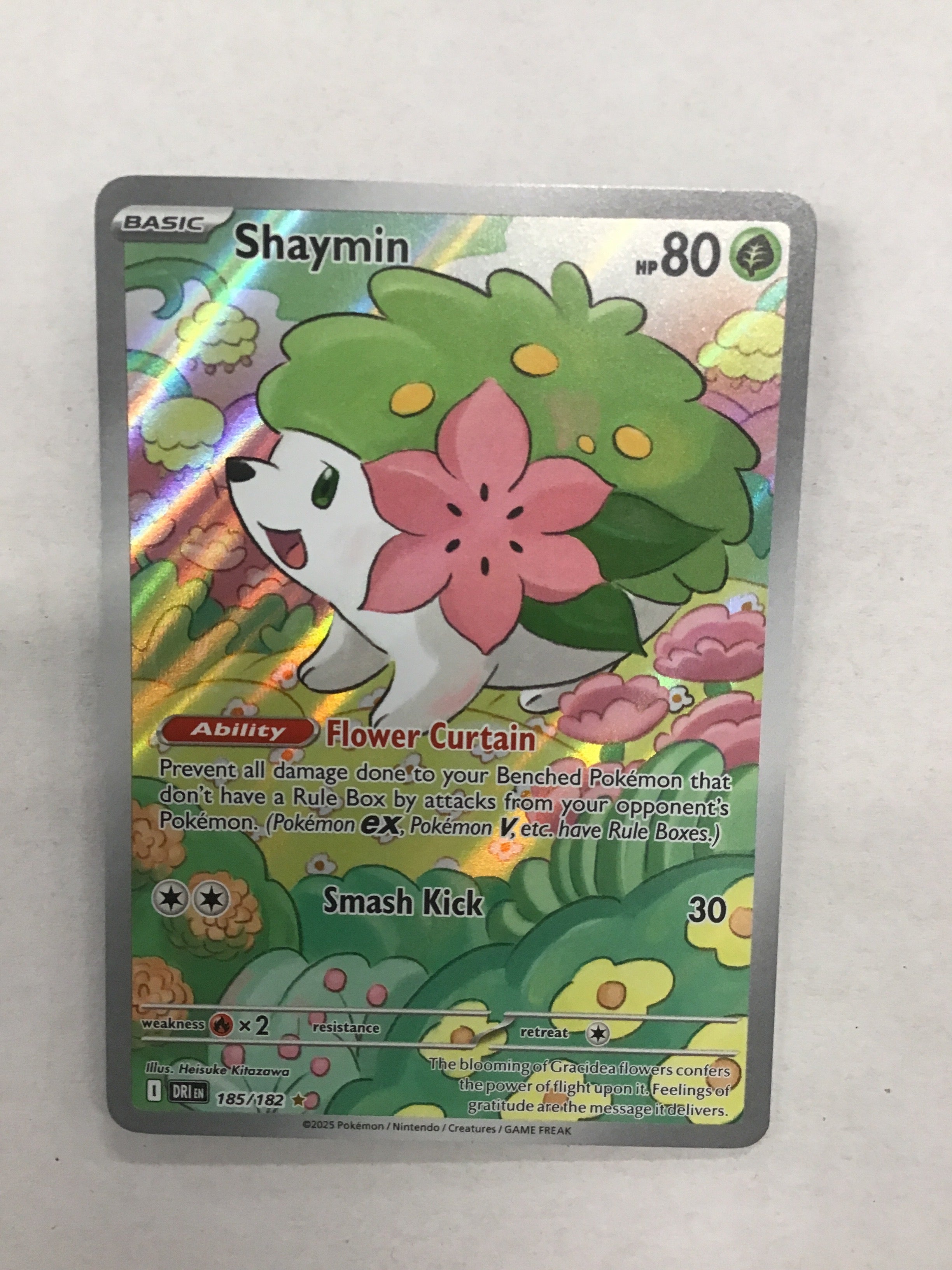 Pokémon TCG - Destined Rivals Shaymin 185/182 NM