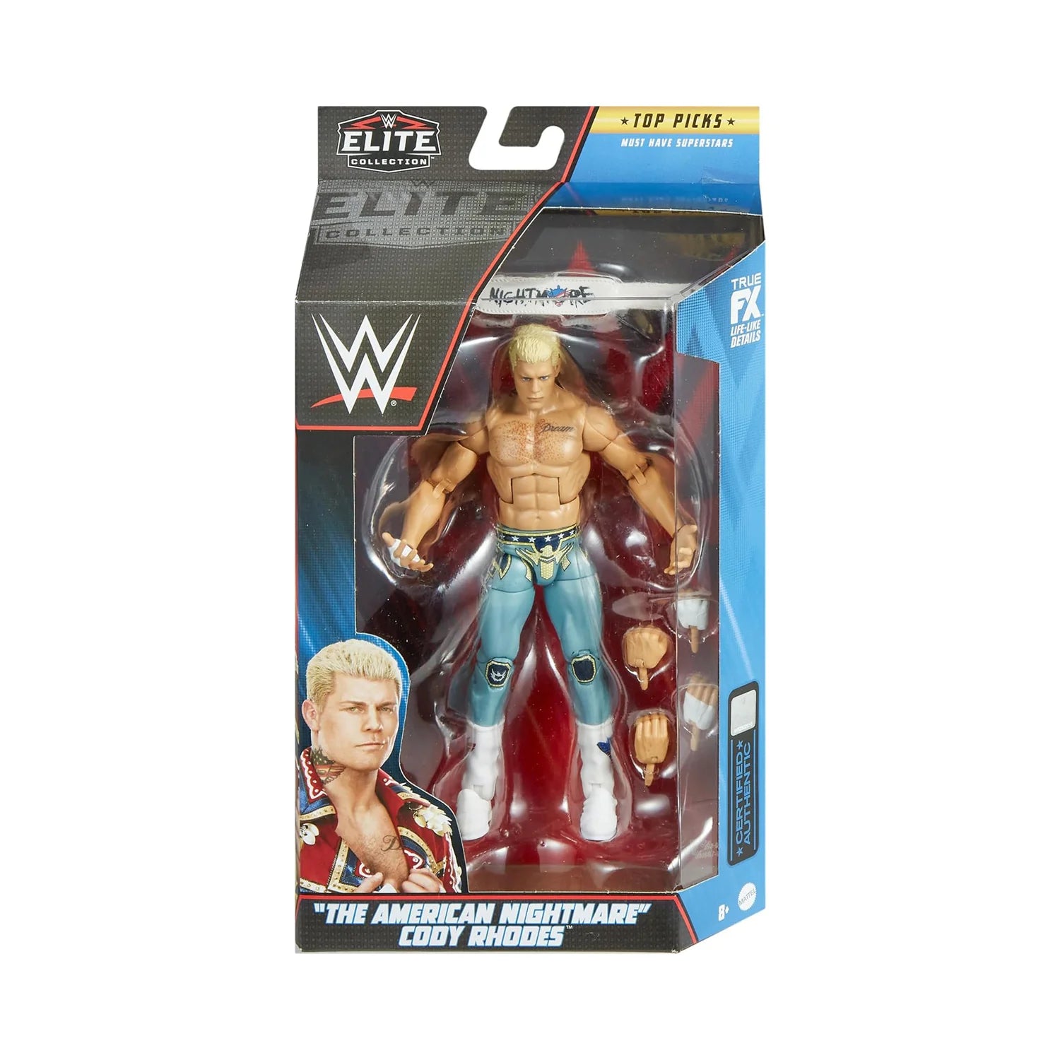 WWE Mattel Elite Collection Top Picks 2023 Wave 5 “The American Nightmare” Cody Rhodes Action Figure