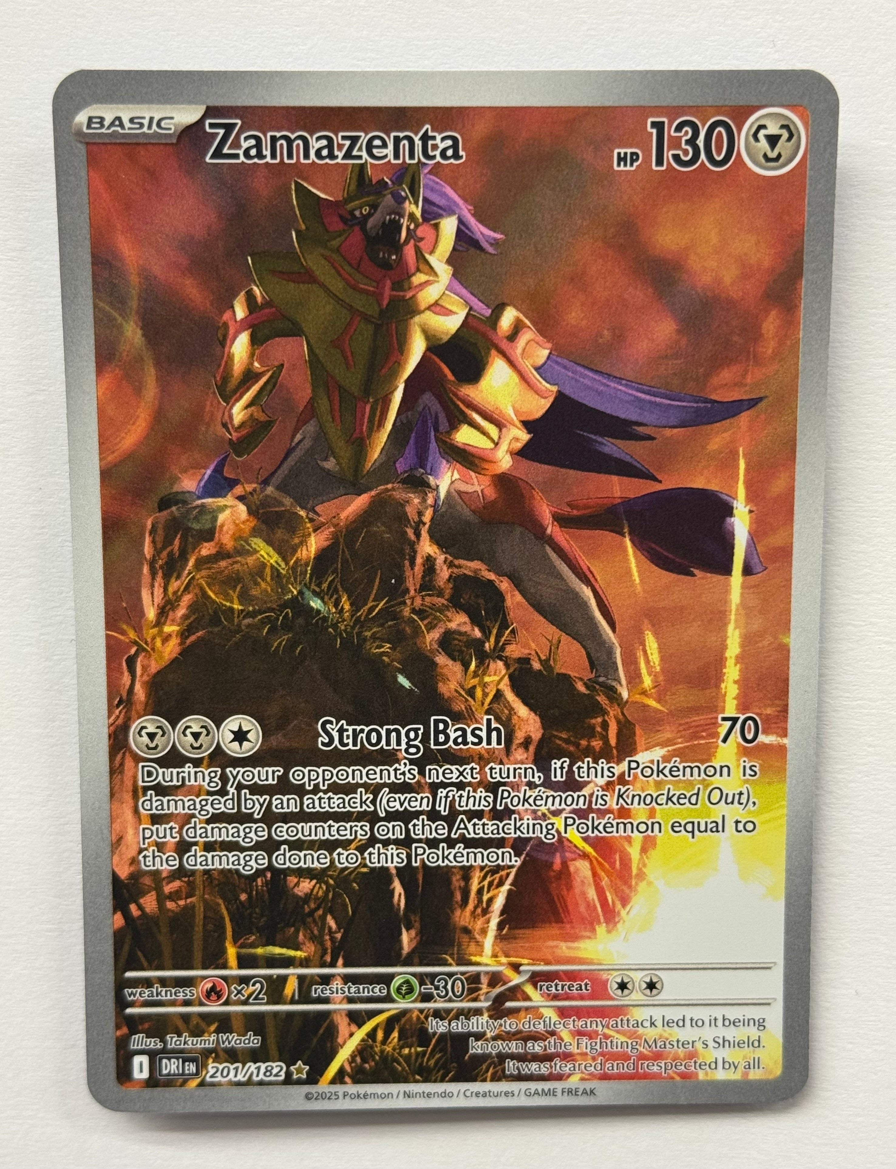 Pokémon TCG - Destined Rivals Zamazenta 201/182 NM
