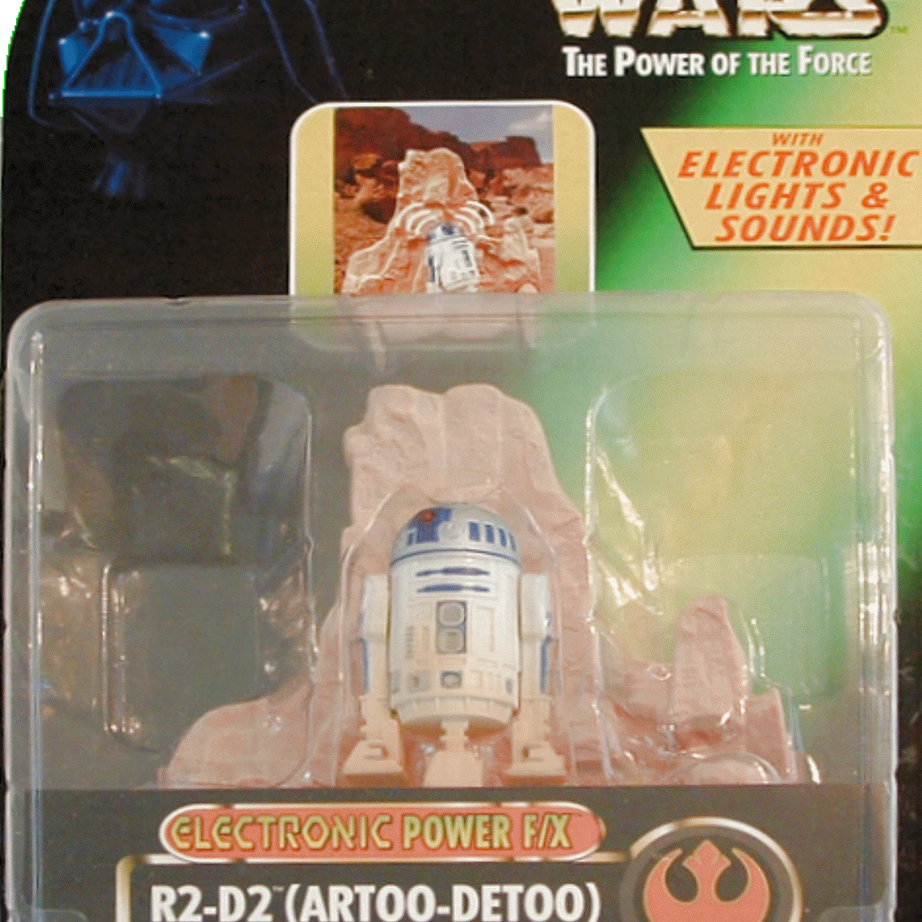 Kenner Star Wars The Power Of The Force Electronic Power F/X R2-D2 (Artoo-Detoo) 3” Figure Set