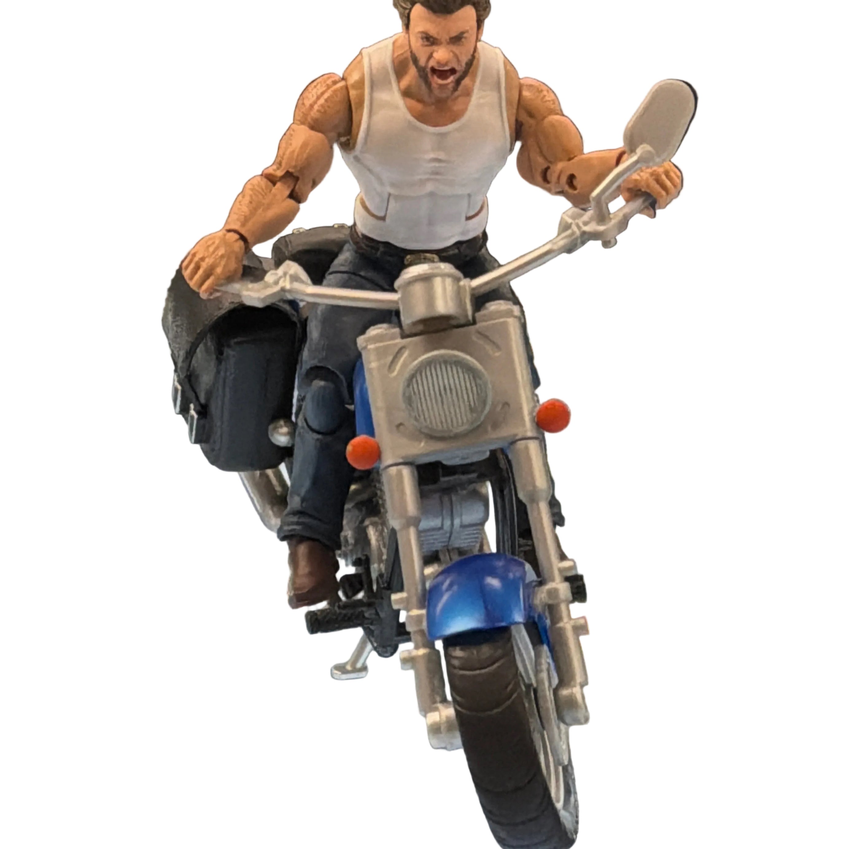 Loose Hasbro Marvel Legends Ultimate Riders Wolverine & Motorcycle Action Figure
