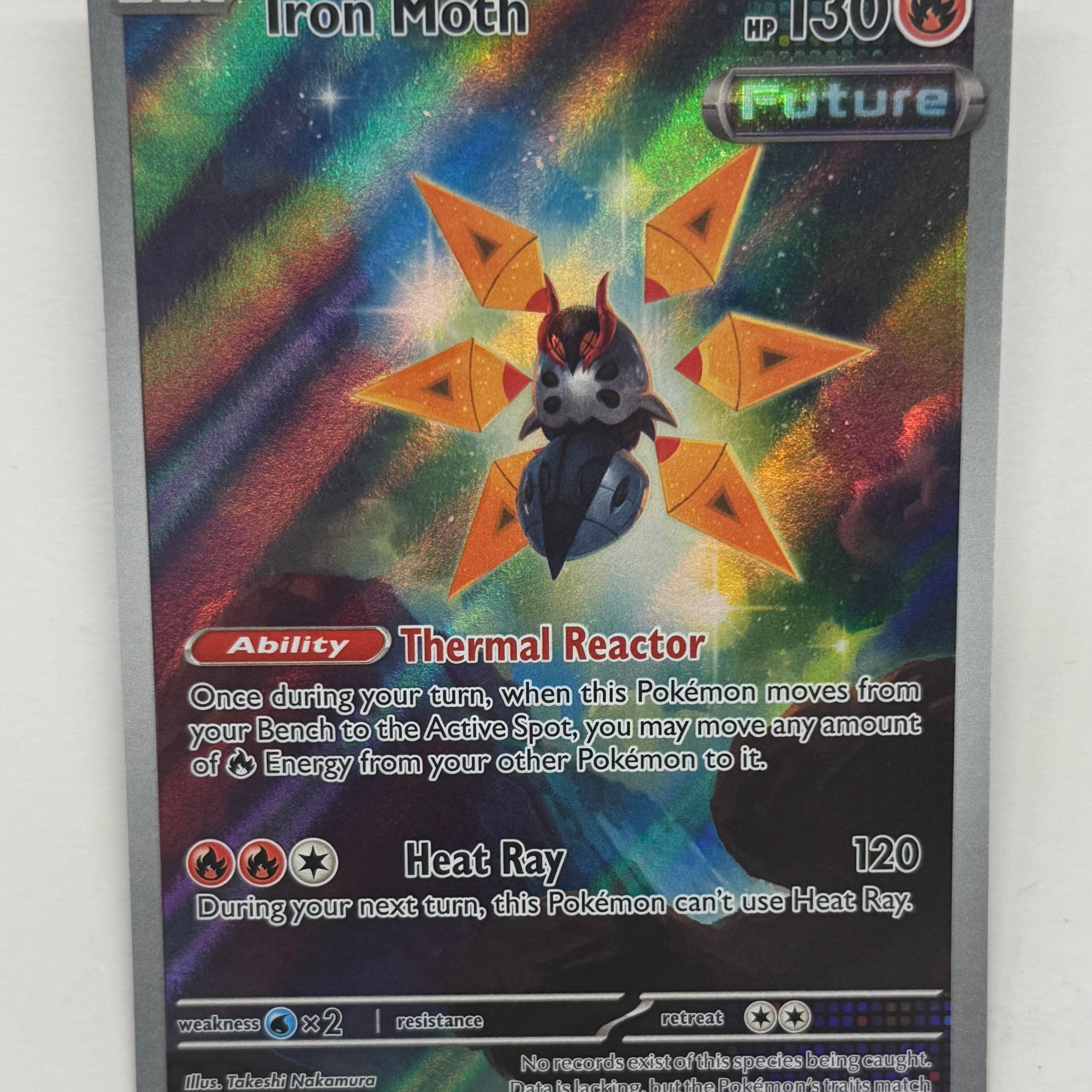 Pokémon TCG - Paradox Rift Iron Moth 187/182 NM