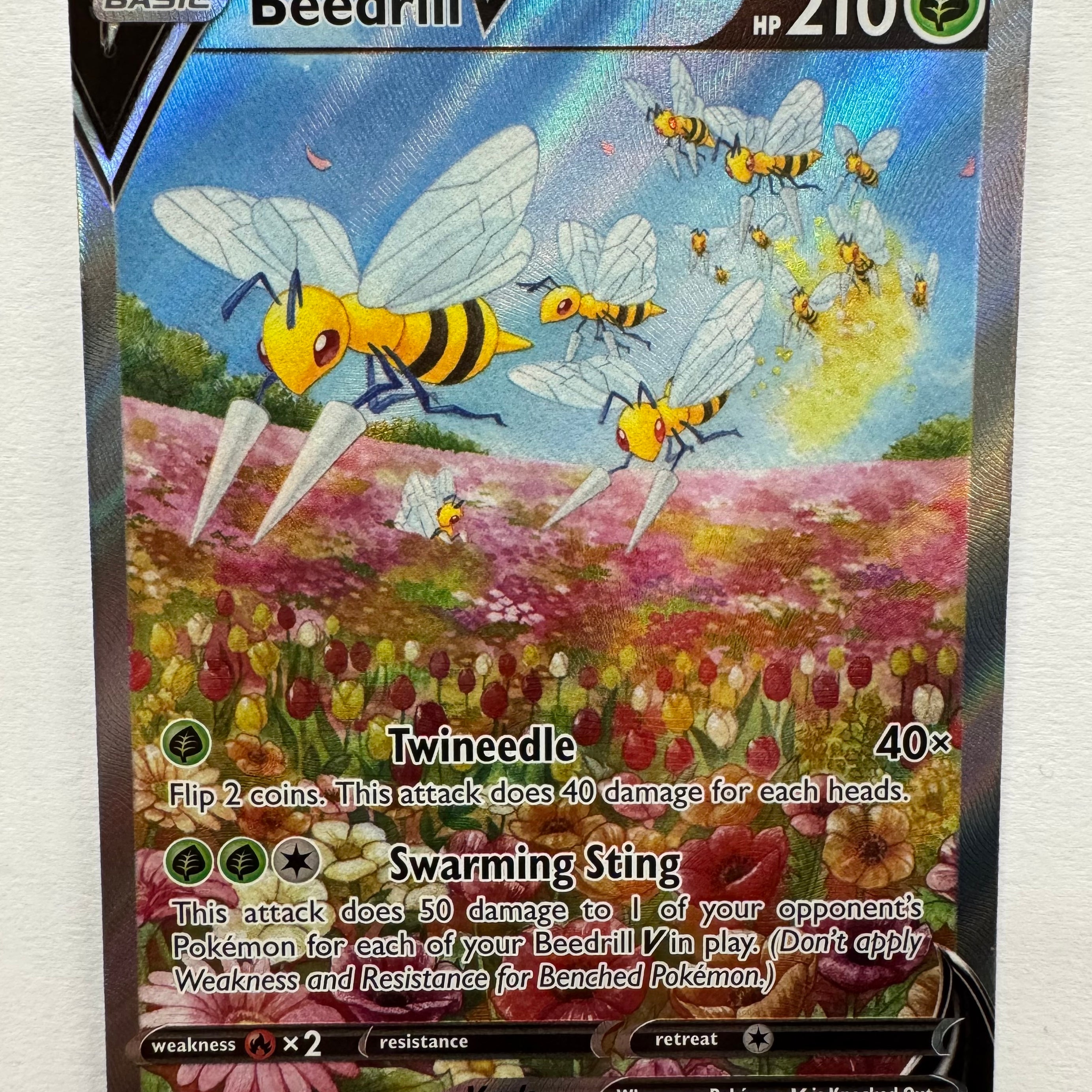 Pokémon TCG - Astral Radiance Beedrill V 161/189 NM
