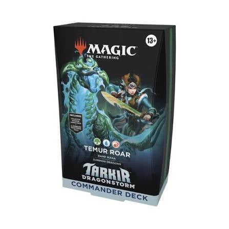 Magic The Gathering TCG - Tarkir: Dragonstorm Temur Roar Commander Deck