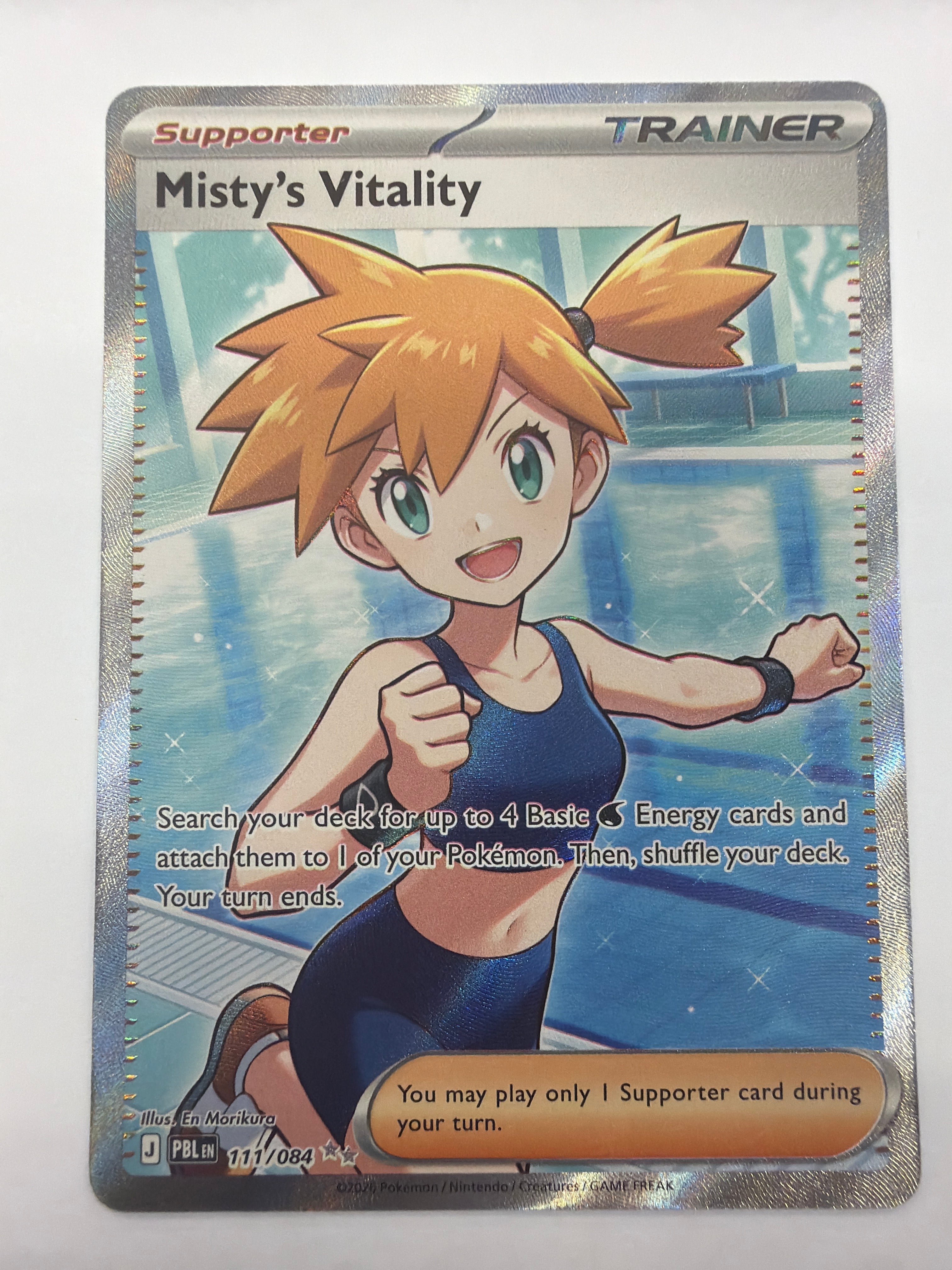 Pokémon TCG - Pitch Black Misty's Vitality 111/084 NM