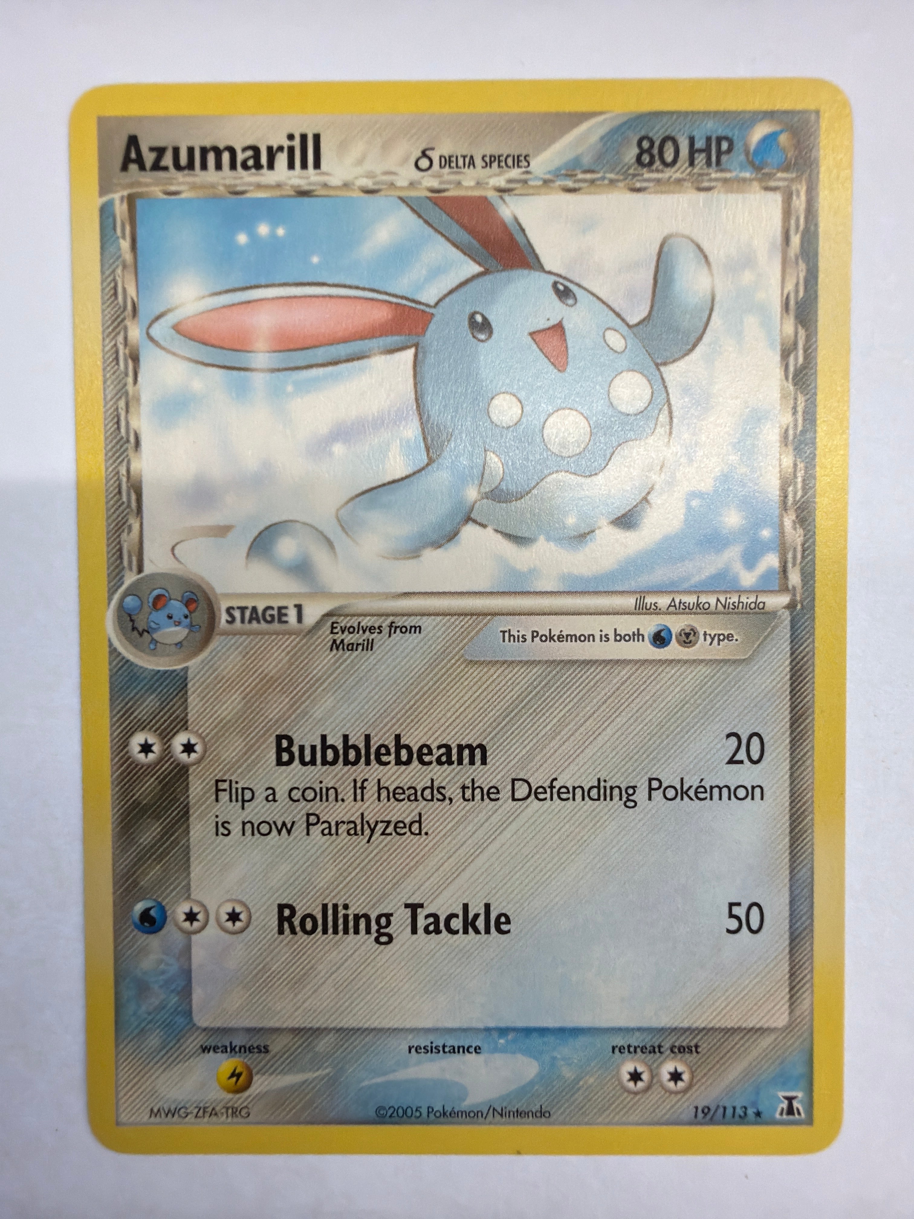 Pokémon TCG - Ex Delta Species Azumarill 19/113 NM