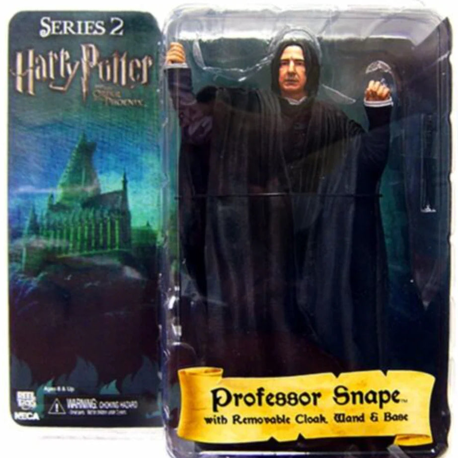 NECA Harry Potter The Order of the Phoenix Professor Snape with Removable Cloak Series 2 Action Figure