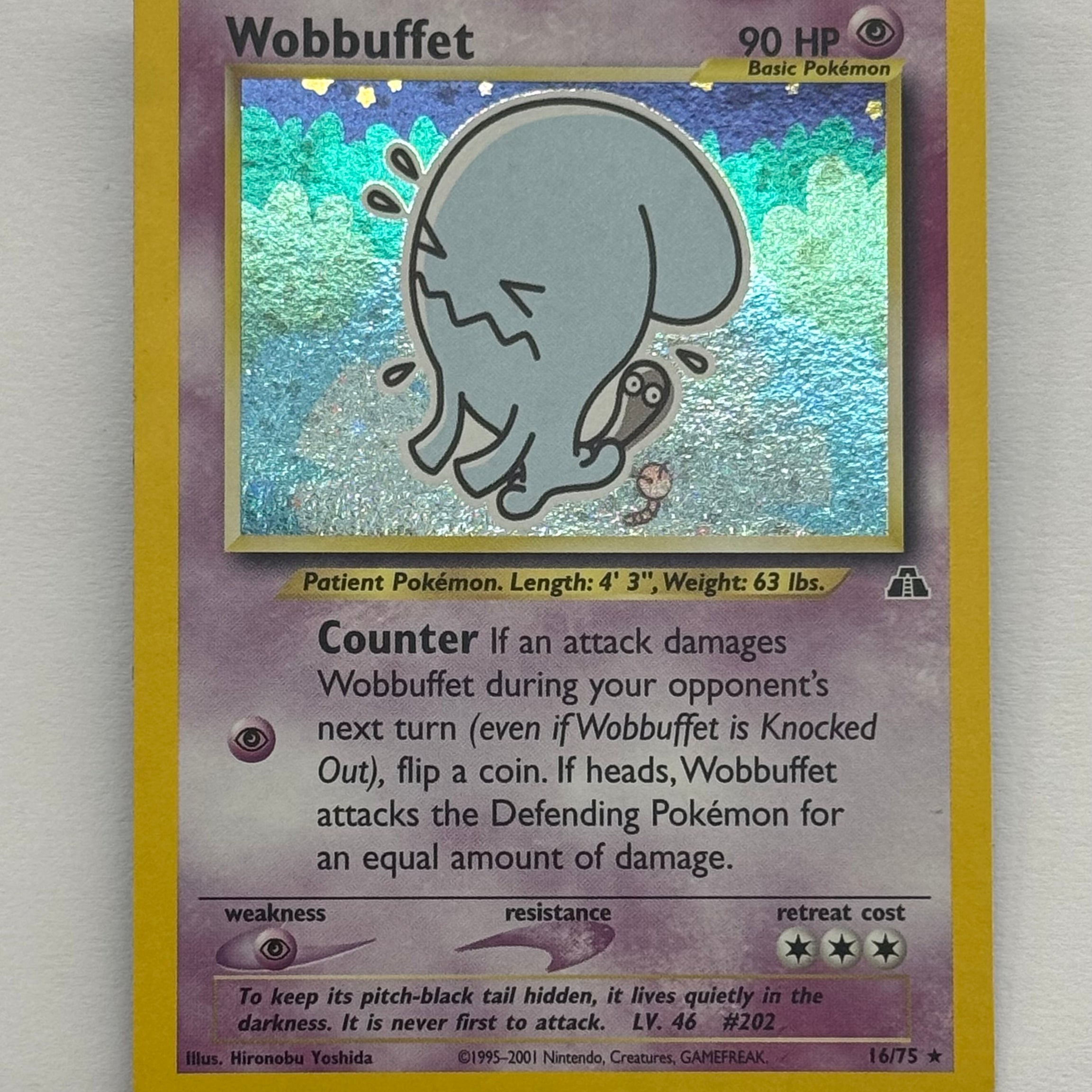 Pokémon TCG - Neo Discovery Unlimited Wobbuffet 16/75 LP