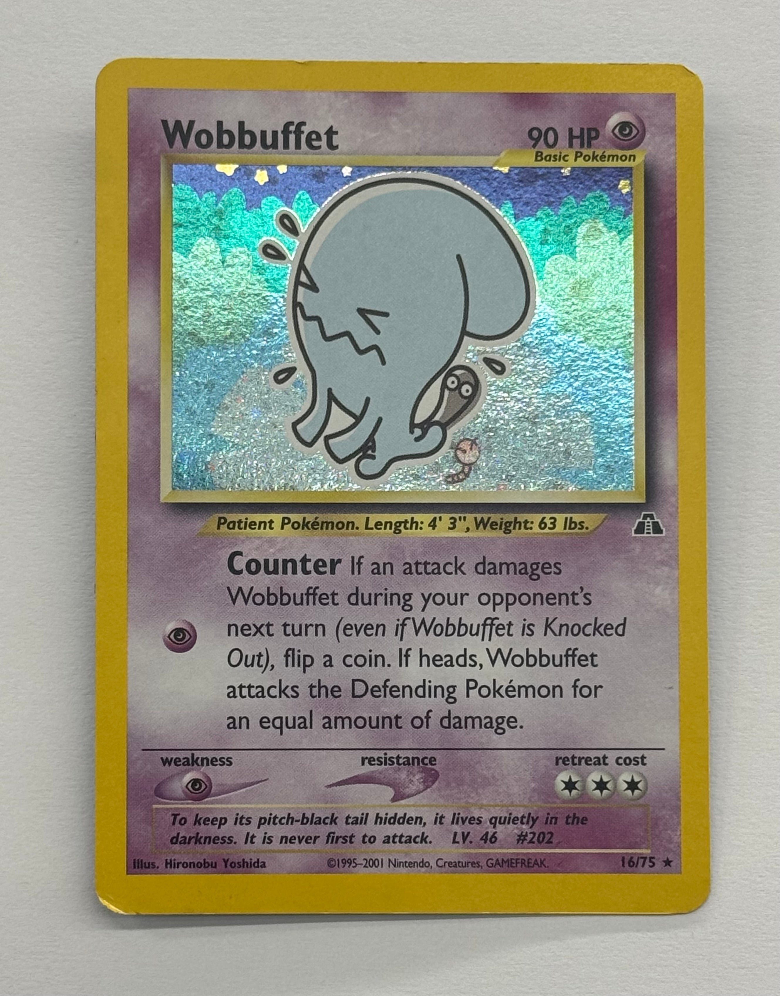 Pokémon TCG - Neo Discovery Unlimited Wobbuffet 16/75 LP